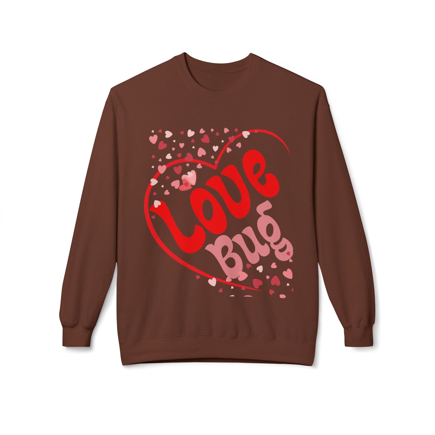 Love Bug Unisex Midweight Softstyle Fleece Crewneck Sweatshirt