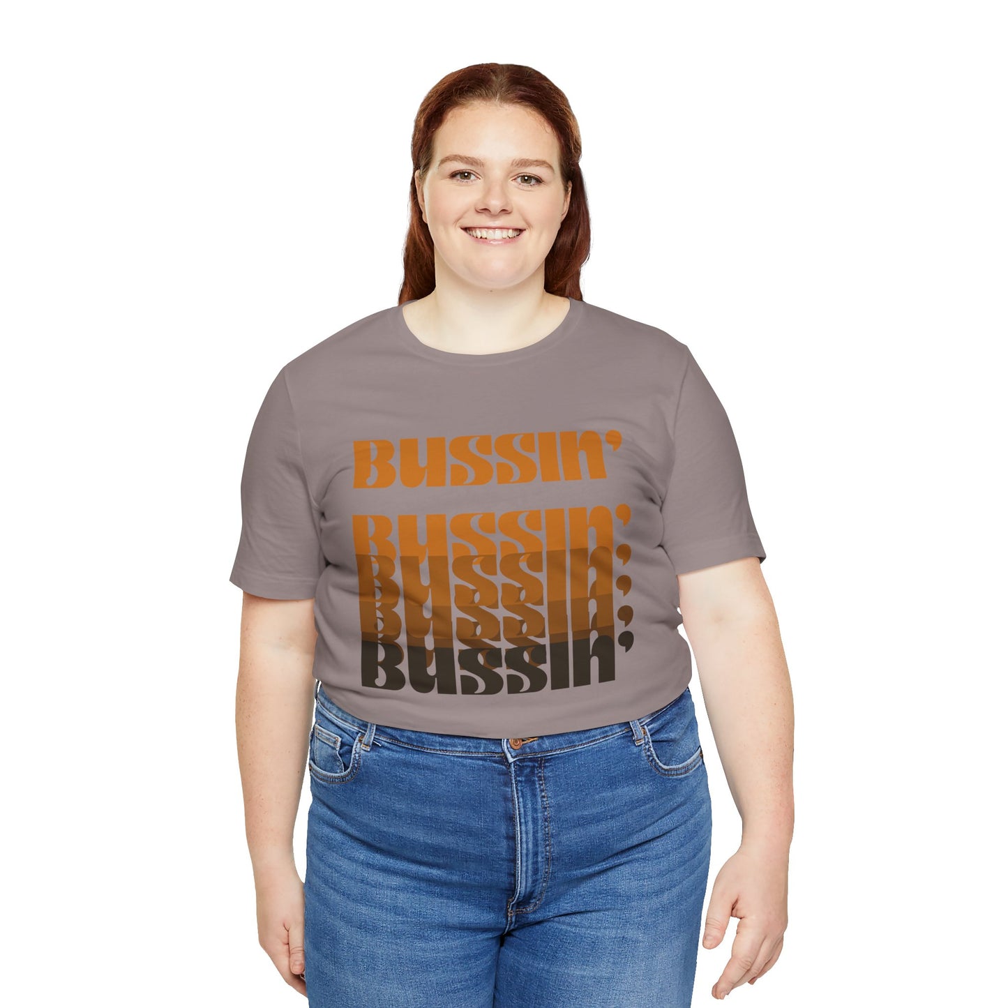 Trendy Unisex Tee with 'Bussin'' Design - Perfect for Casual Outings and Events