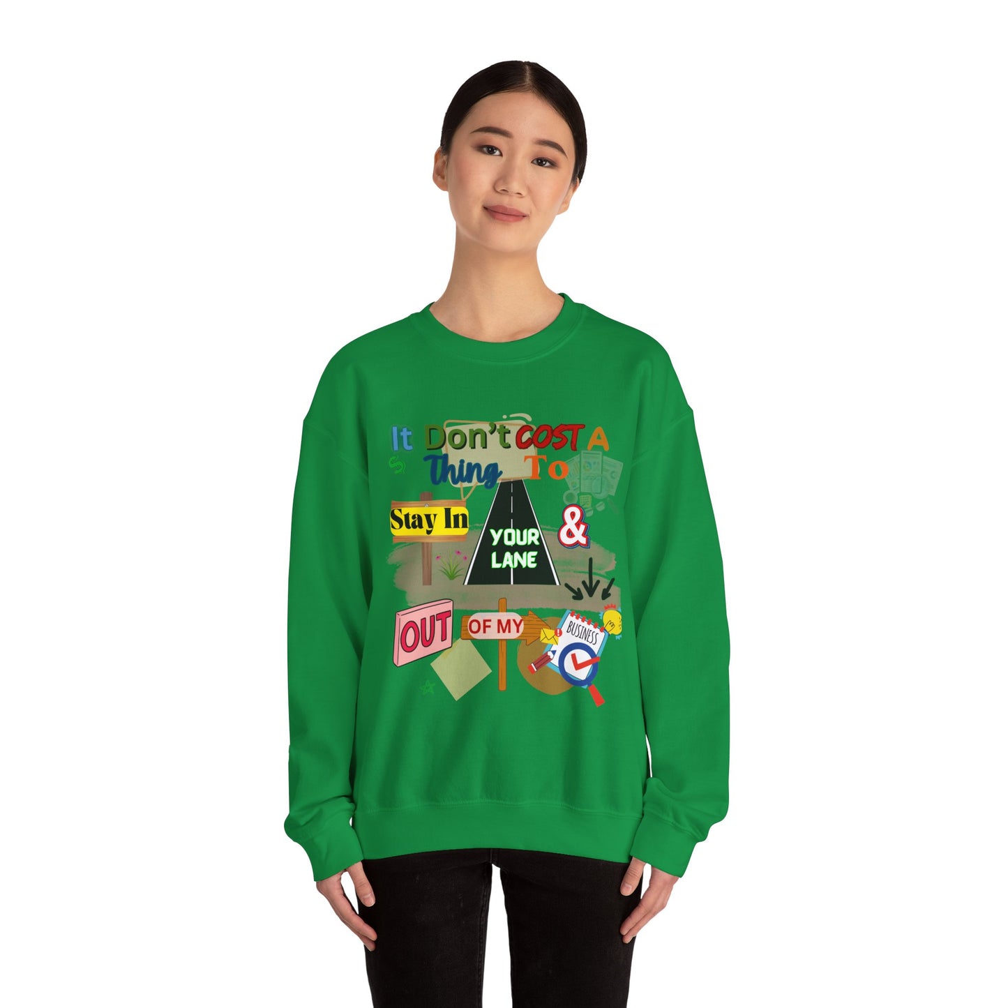 It doesn't Cost a Thing Unisex Heavy Blend™ Crewneck Sweatshirt – Cozy, Durable & Stylish Apparel for All Genders