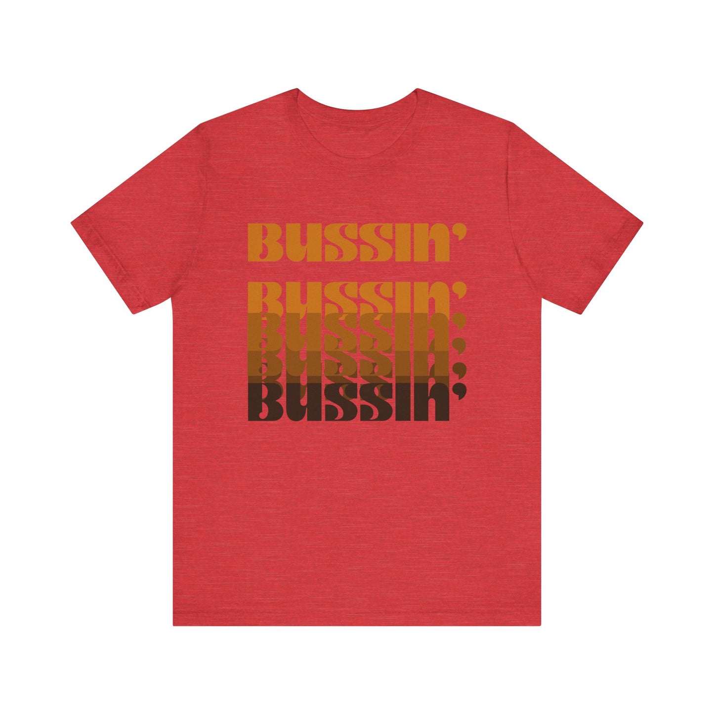 Trendy Unisex Tee with 'Bussin'' Design - Perfect for Casual Outings and Events