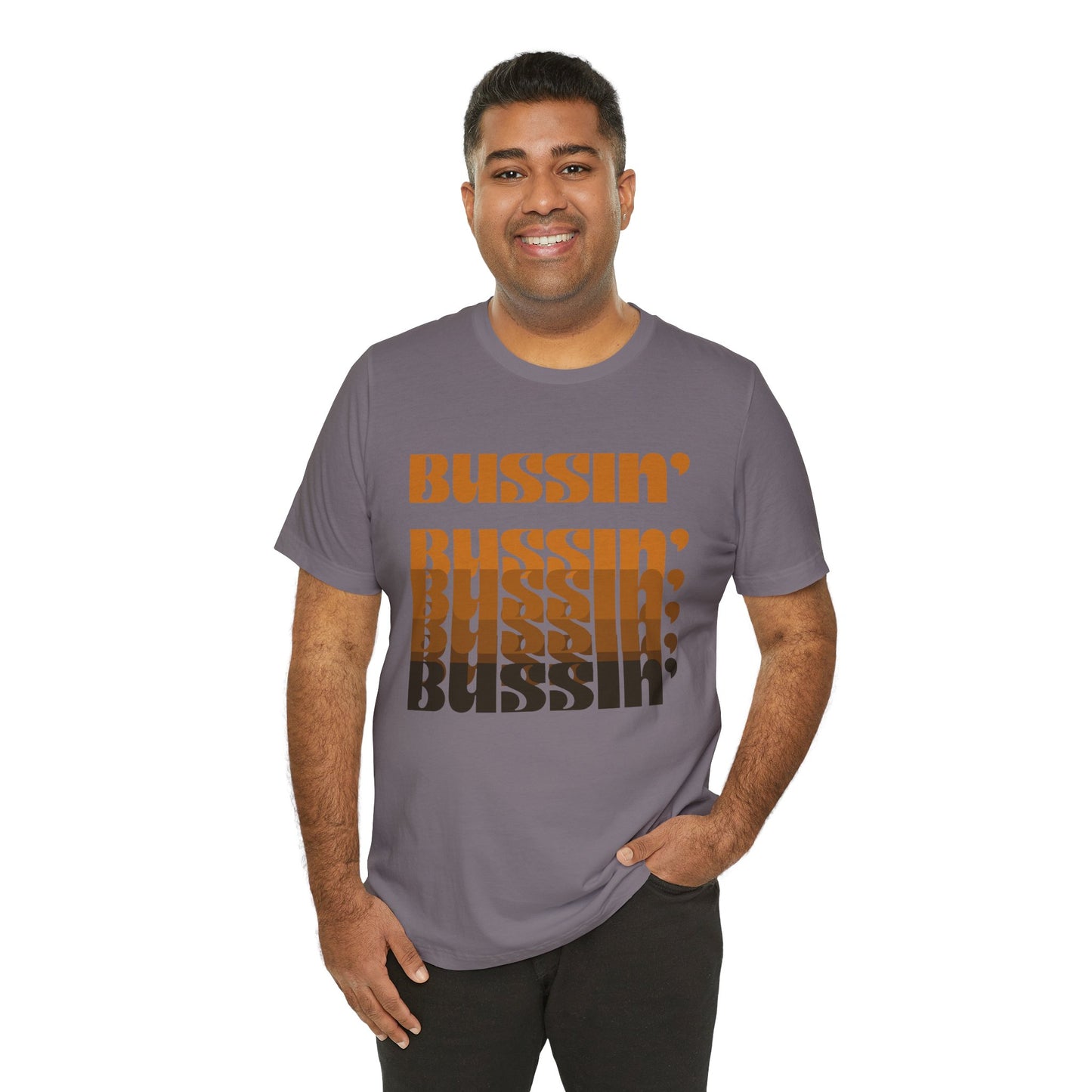 Trendy Unisex Tee with 'Bussin'' Design - Perfect for Casual Outings and Events
