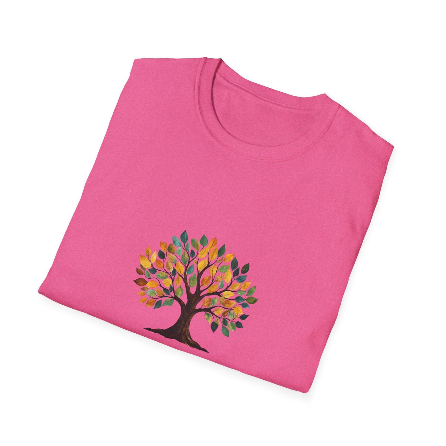 Rooting for You Unisex Softstyle T-Shirt - Tree Design for Nature Lovers
