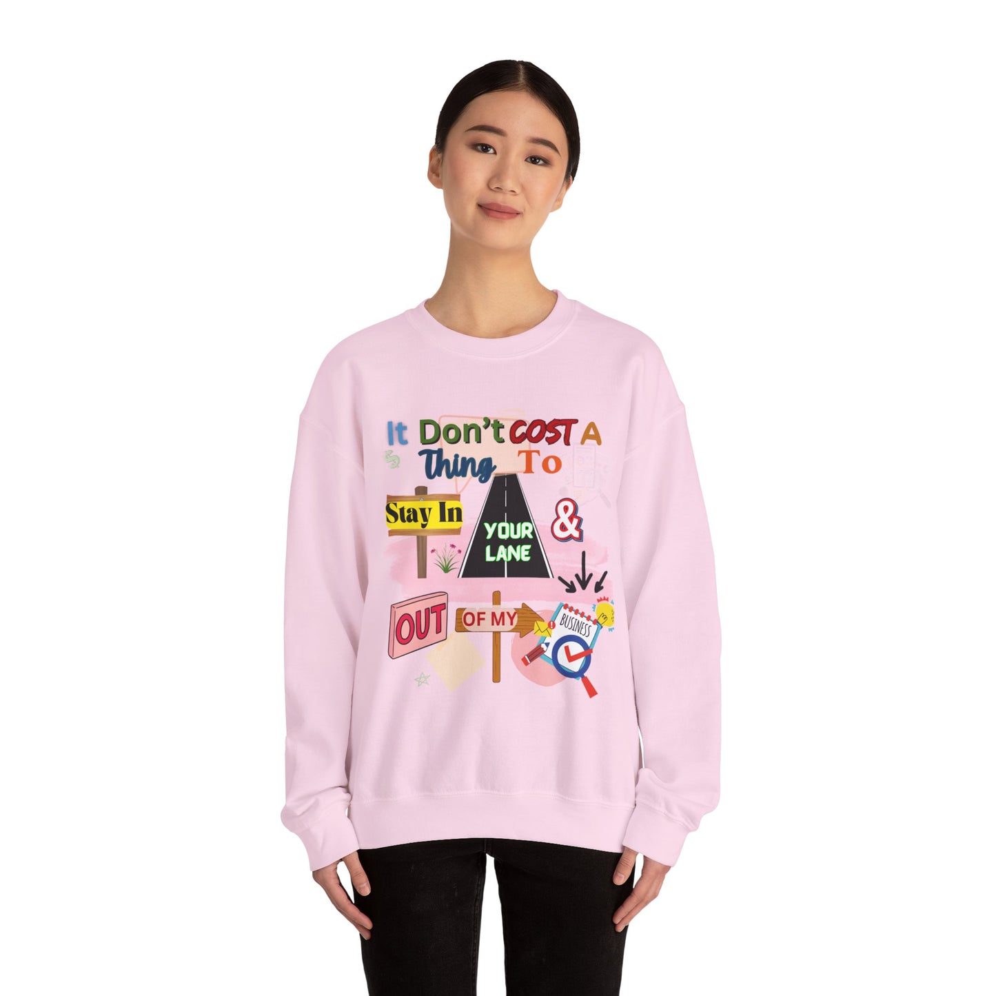 It doesn't Cost a Thing Unisex Heavy Blend™ Crewneck Sweatshirt – Cozy, Durable & Stylish Apparel for All Genders