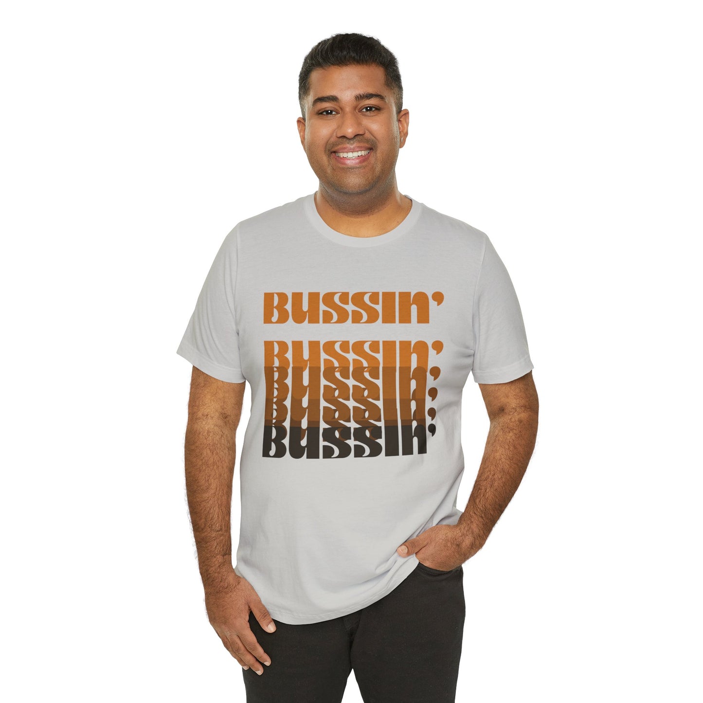 Trendy Unisex Tee with 'Bussin'' Design - Perfect for Casual Outings and Events