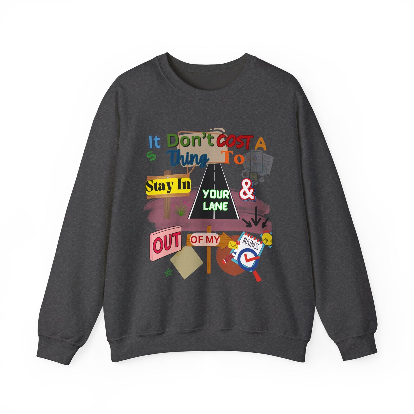 It doesn't Cost a Thing Unisex Heavy Blend™ Crewneck Sweatshirt – Cozy, Durable & Stylish Apparel for All Genders