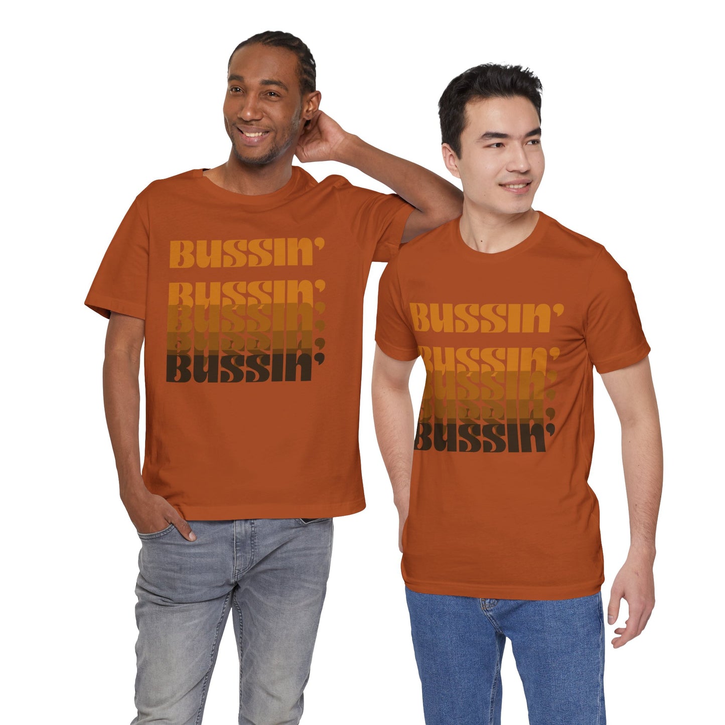 Trendy Unisex Tee with 'Bussin'' Design - Perfect for Casual Outings and Events