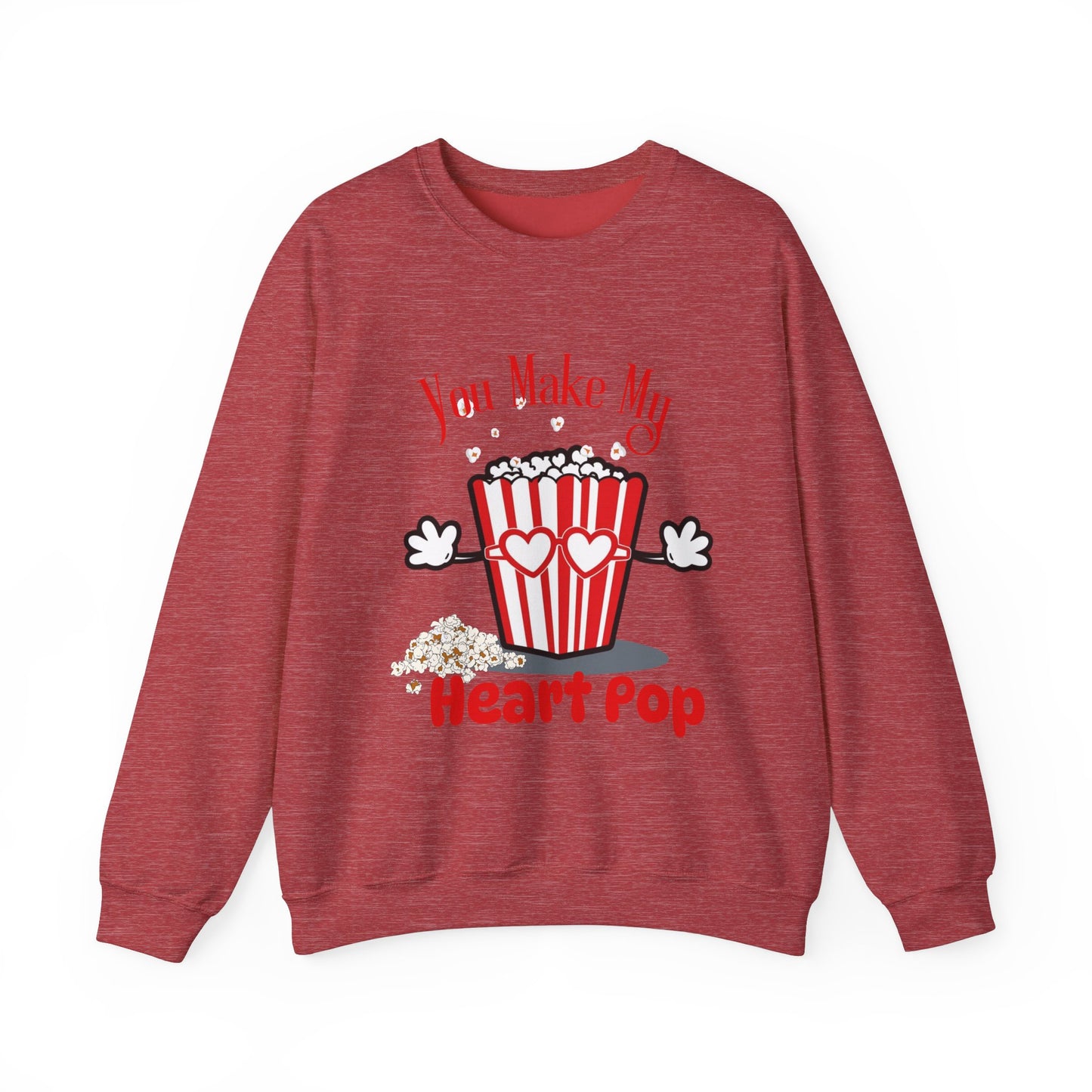 You Make My Heart POP Unisex Heavy Blend™ Crewneck Sweatshirt