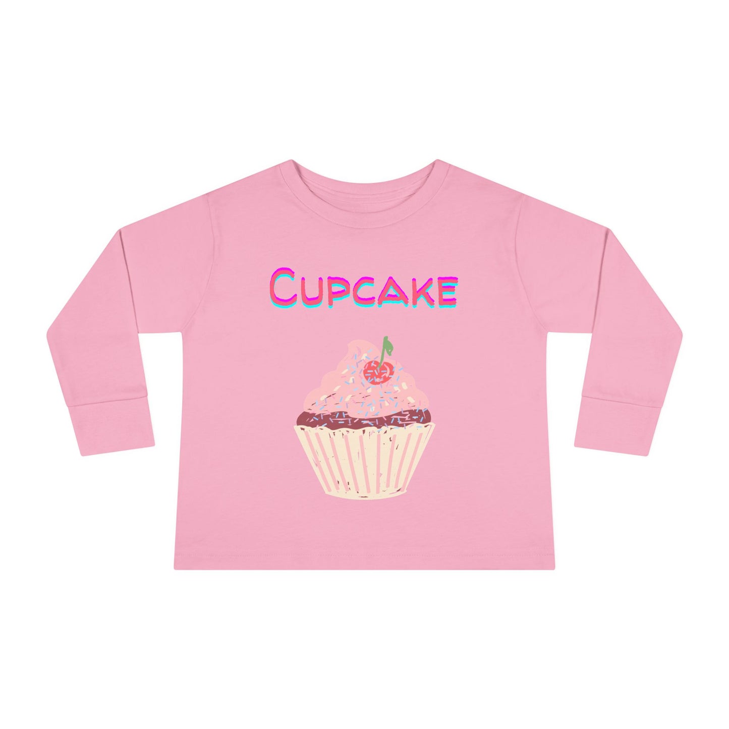 Cupcake Toddler Long Sleeve Top – Sweet and Stylish Kids’ Clothing