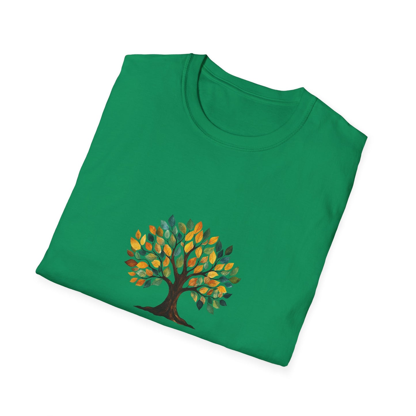 Rooting for You Unisex Softstyle T-Shirt - Tree Design for Nature Lovers
