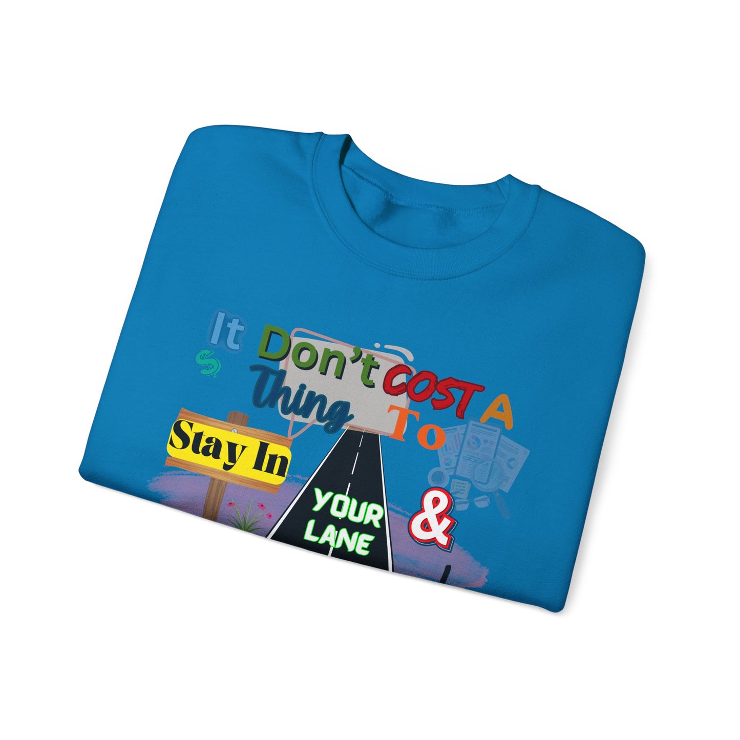 It doesn't Cost a Thing Unisex Heavy Blend™ Crewneck Sweatshirt – Cozy, Durable & Stylish Apparel for All Genders