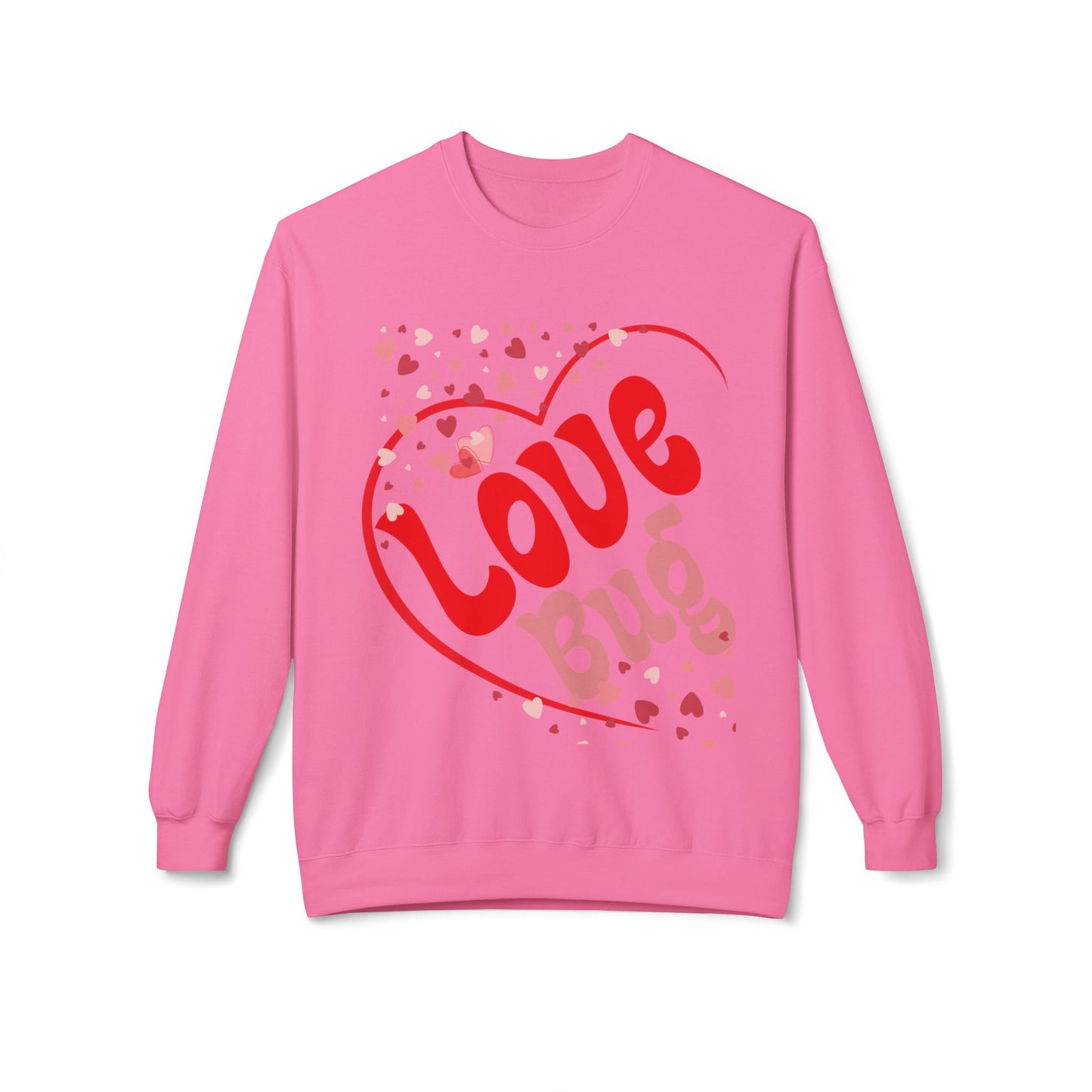 Love Bug Unisex Midweight Softstyle Fleece Crewneck Sweatshirt