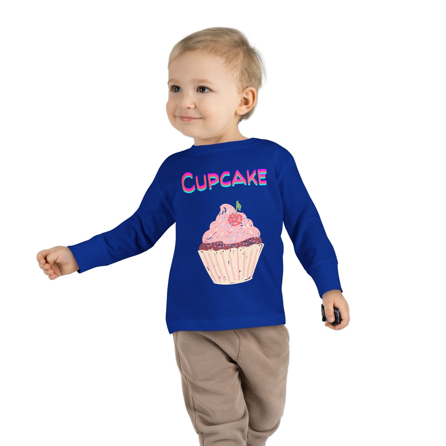 Cupcake Toddler Long Sleeve Top – Sweet and Stylish Kids’ Clothing