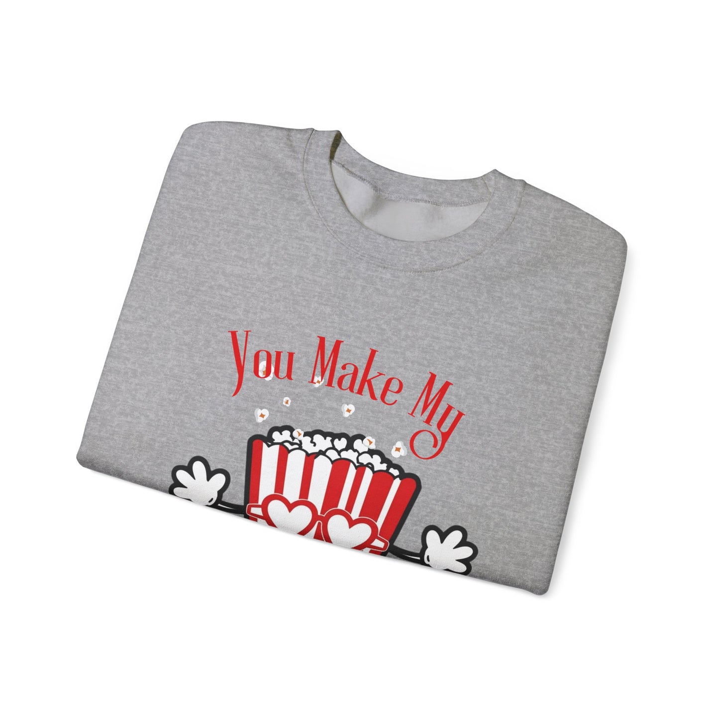 You Make My Heart POP Unisex Heavy Blend™ Crewneck Sweatshirt