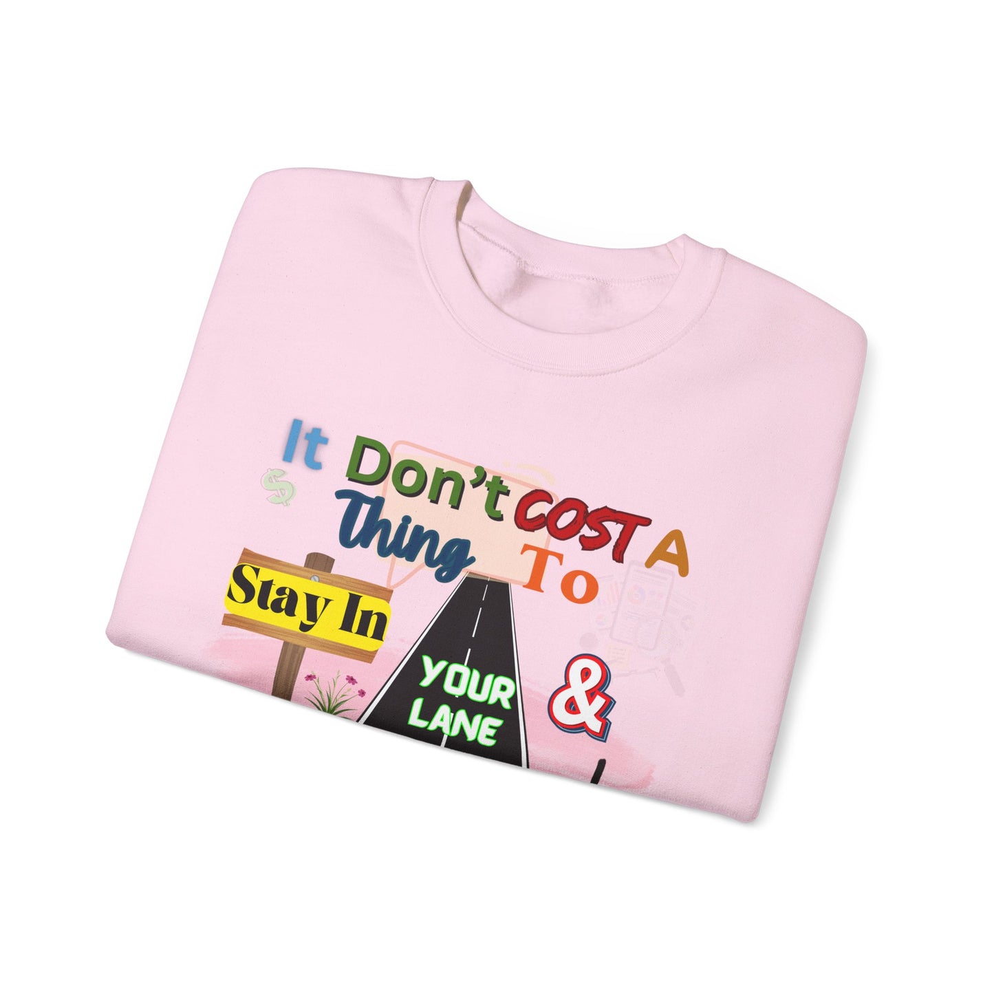 It doesn't Cost a Thing Unisex Heavy Blend™ Crewneck Sweatshirt – Cozy, Durable & Stylish Apparel for All Genders