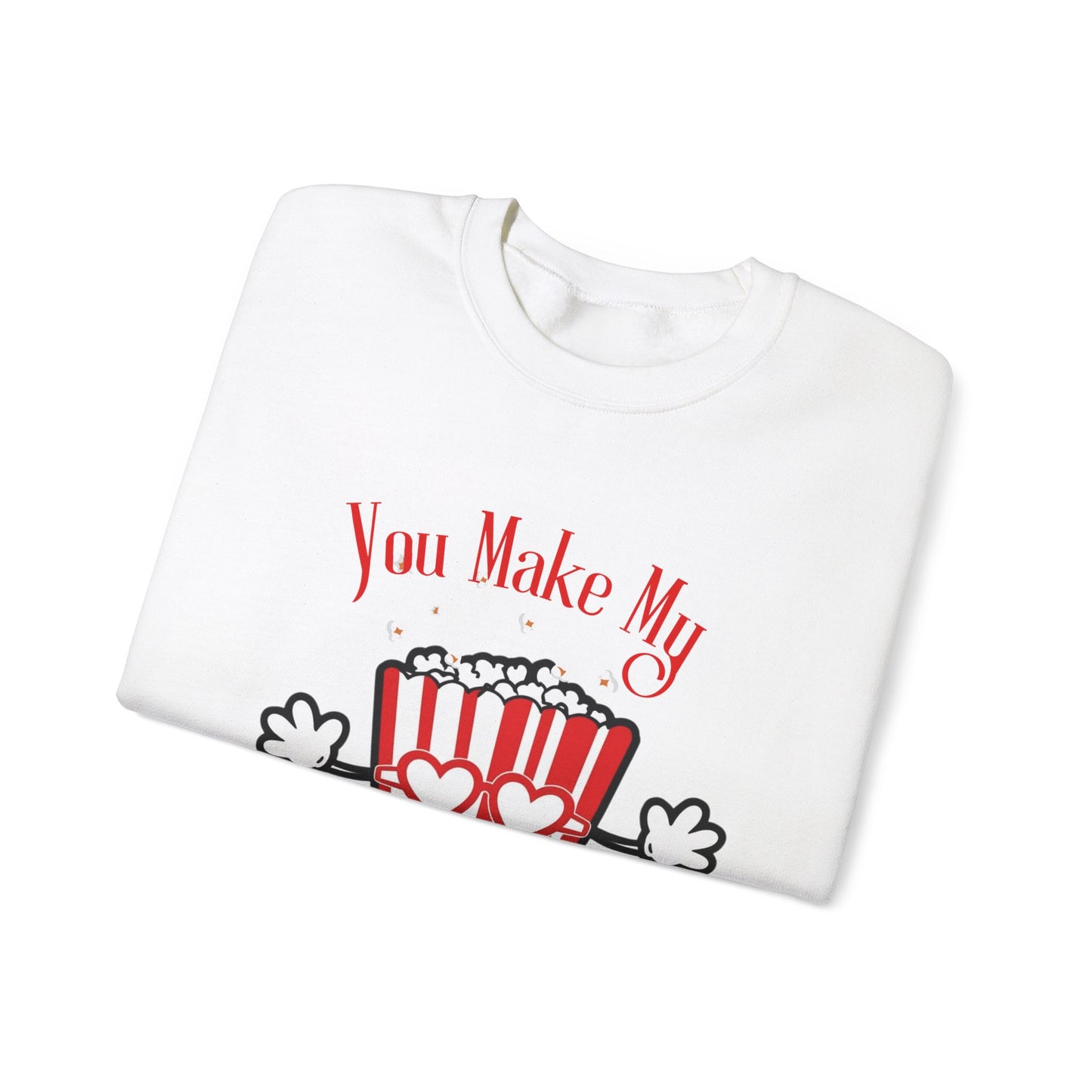 You Make My Heart POP Unisex Heavy Blend™ Crewneck Sweatshirt