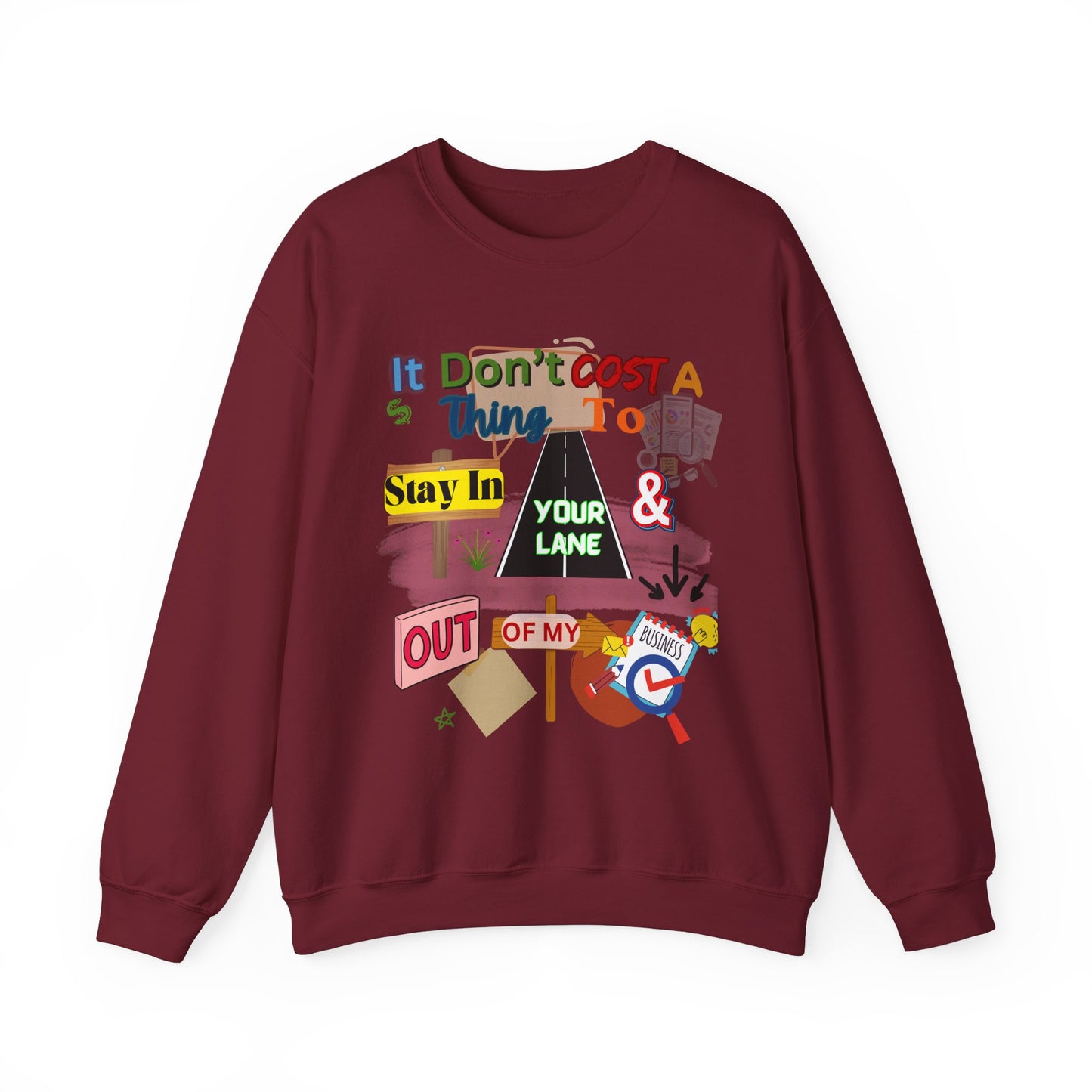 It doesn't Cost a Thing Unisex Heavy Blend™ Crewneck Sweatshirt – Cozy, Durable & Stylish Apparel for All Genders