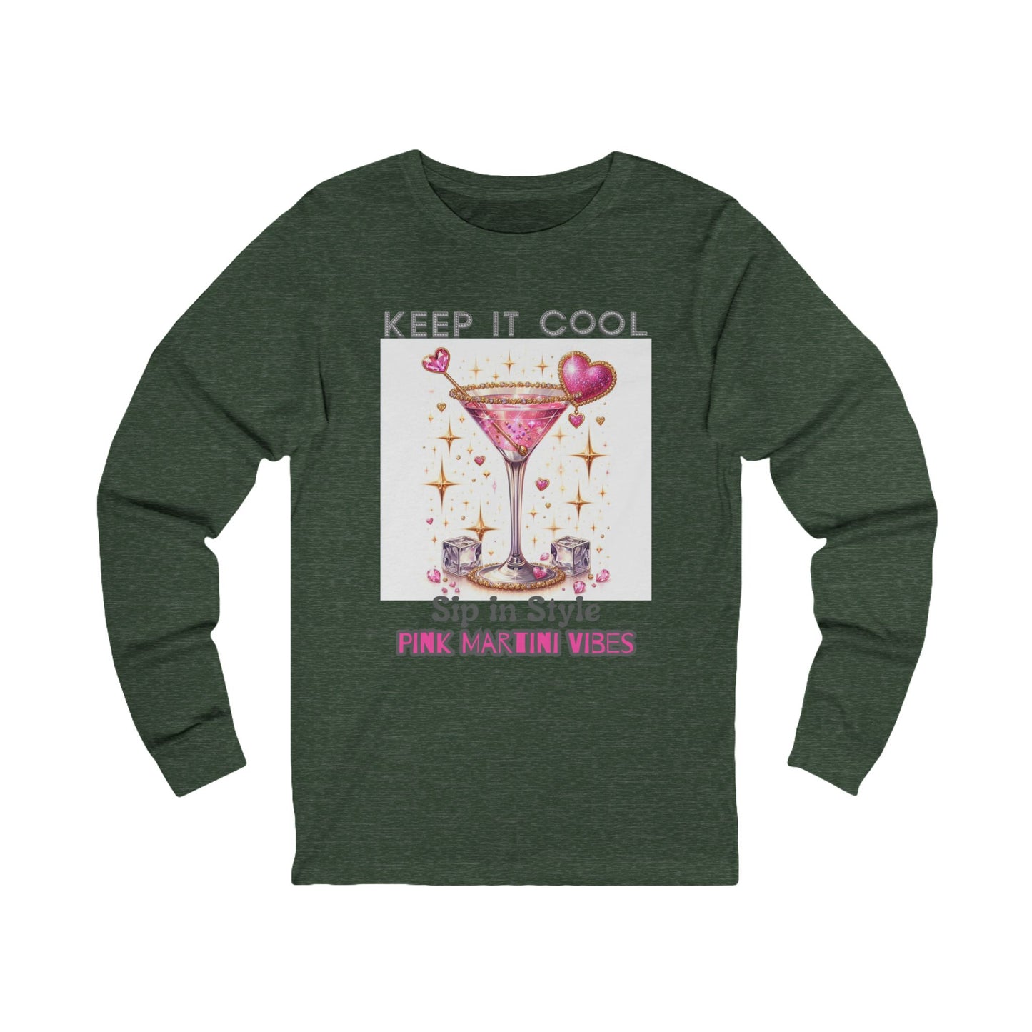 Pink Martini Unisex Jersey Long Sleeve Tee