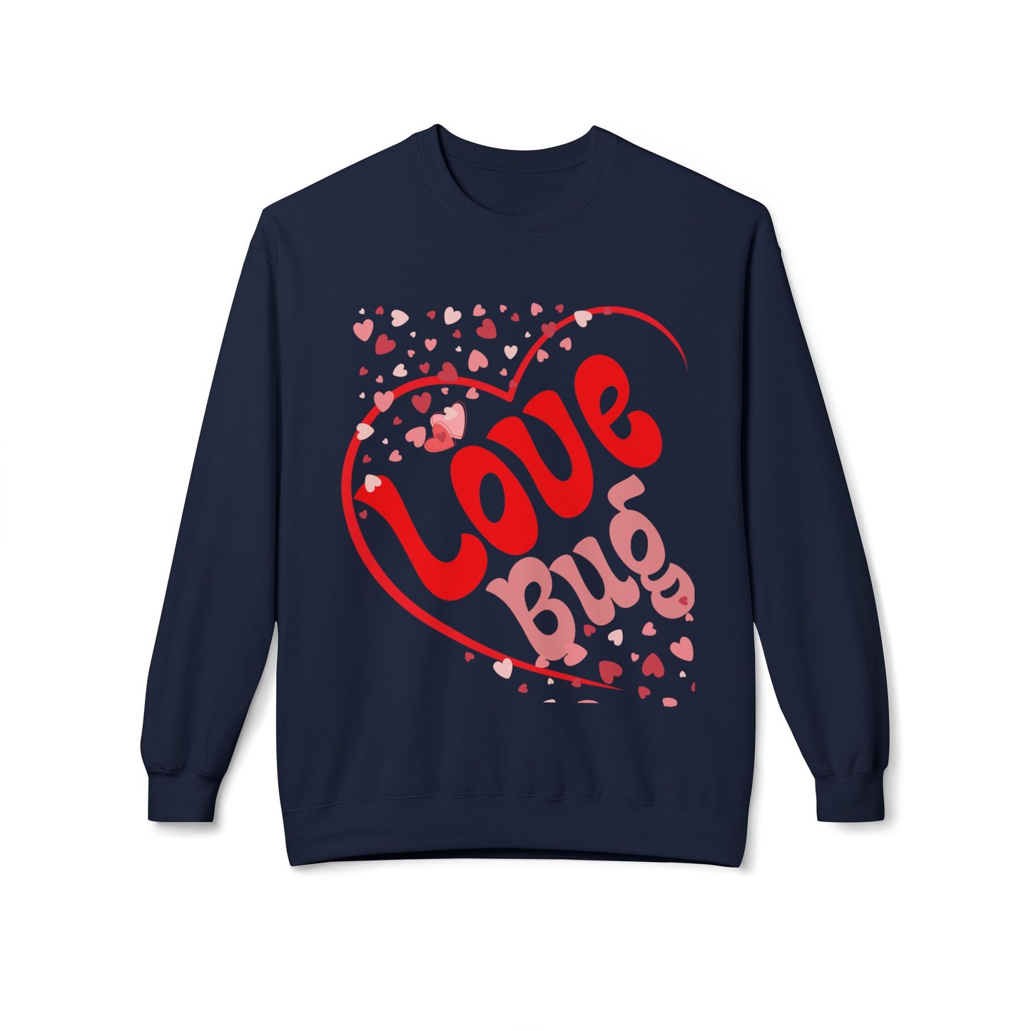 Love Bug Unisex Midweight Softstyle Fleece Crewneck Sweatshirt