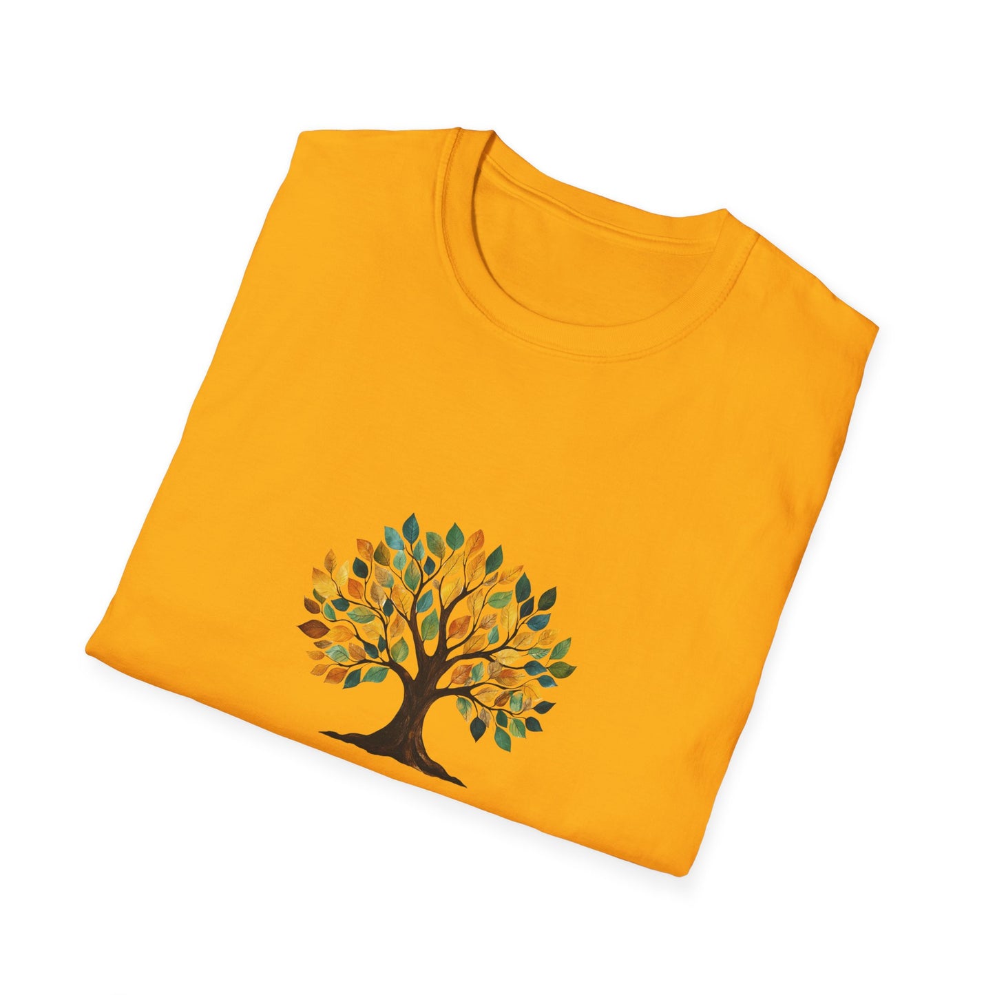 Rooting for You Unisex Softstyle T-Shirt - Tree Design for Nature Lovers