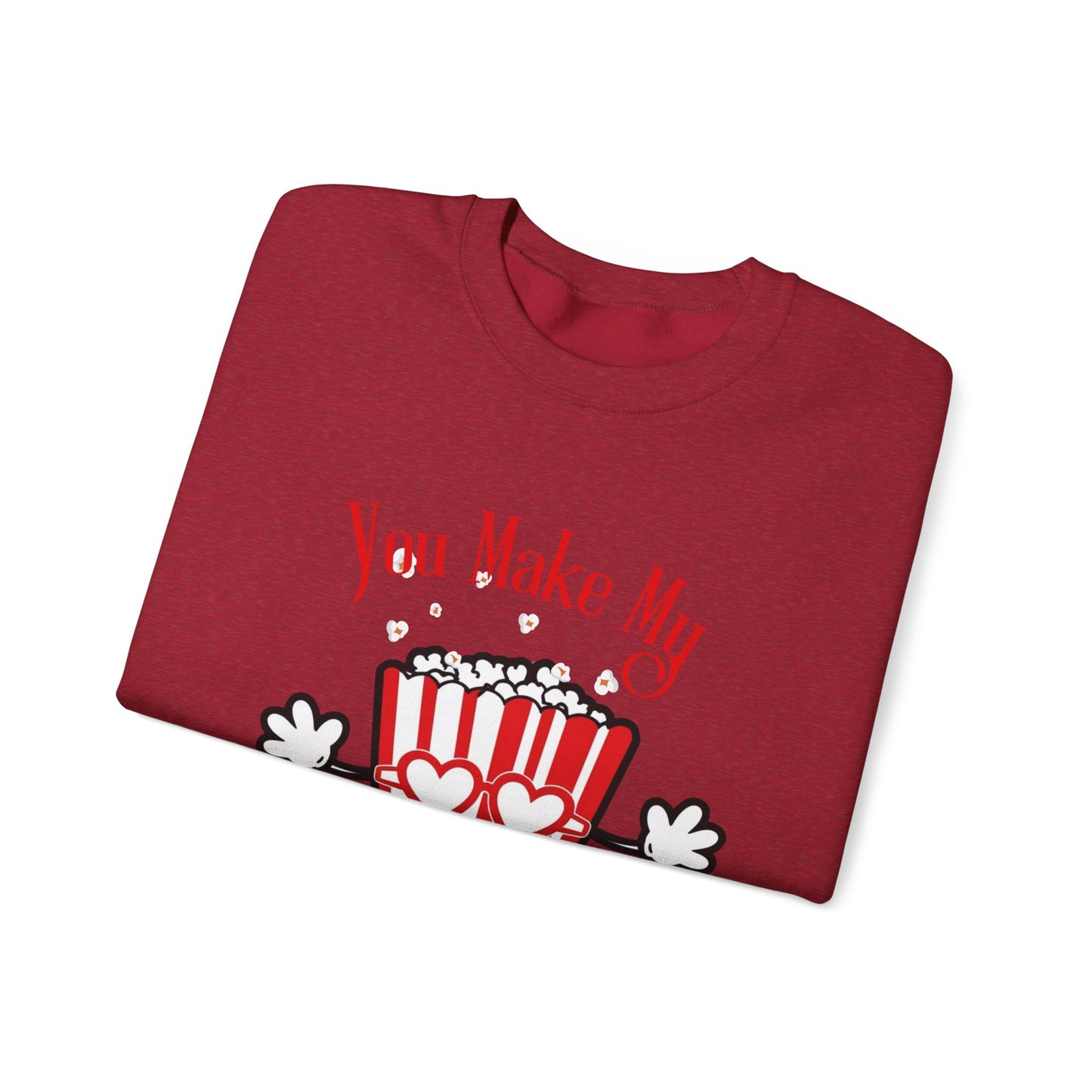 You Make My Heart POP Unisex Heavy Blend™ Crewneck Sweatshirt