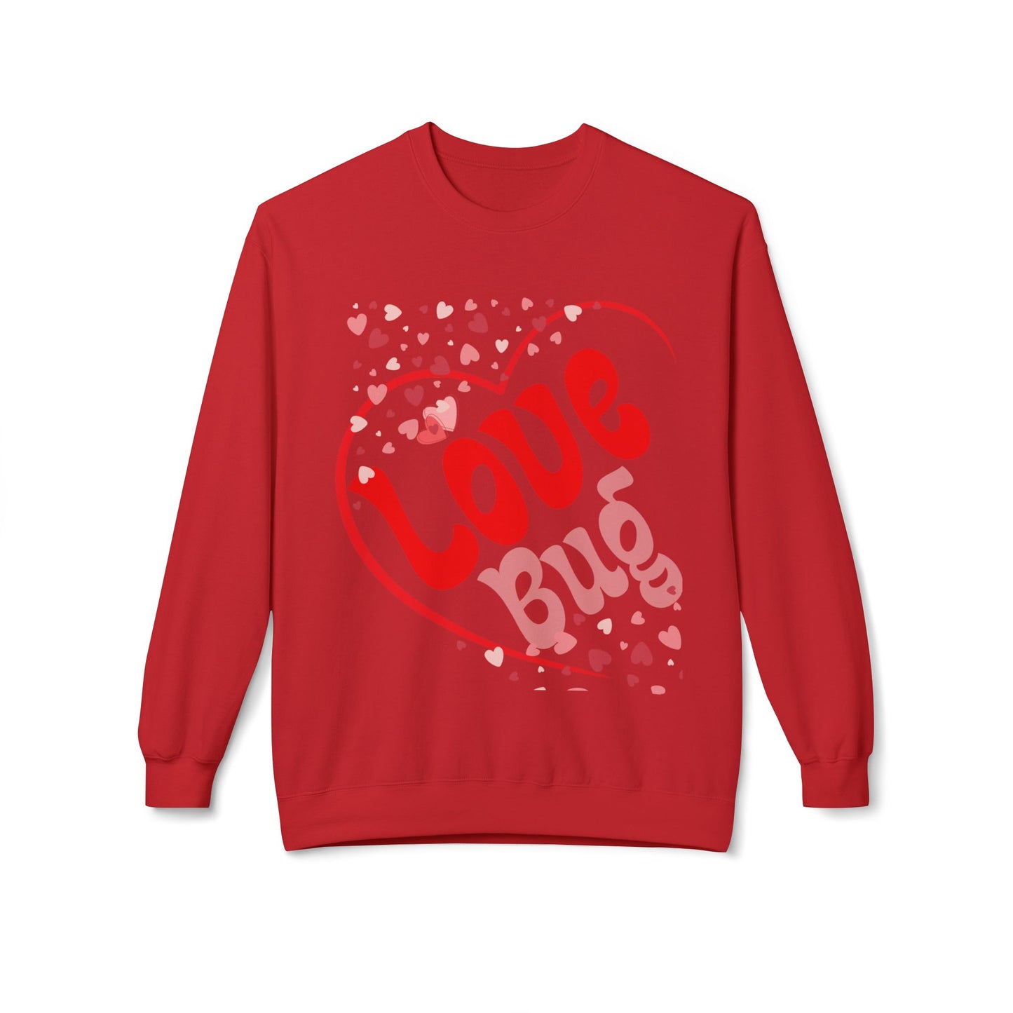 Love Bug Unisex Midweight Softstyle Fleece Crewneck Sweatshirt
