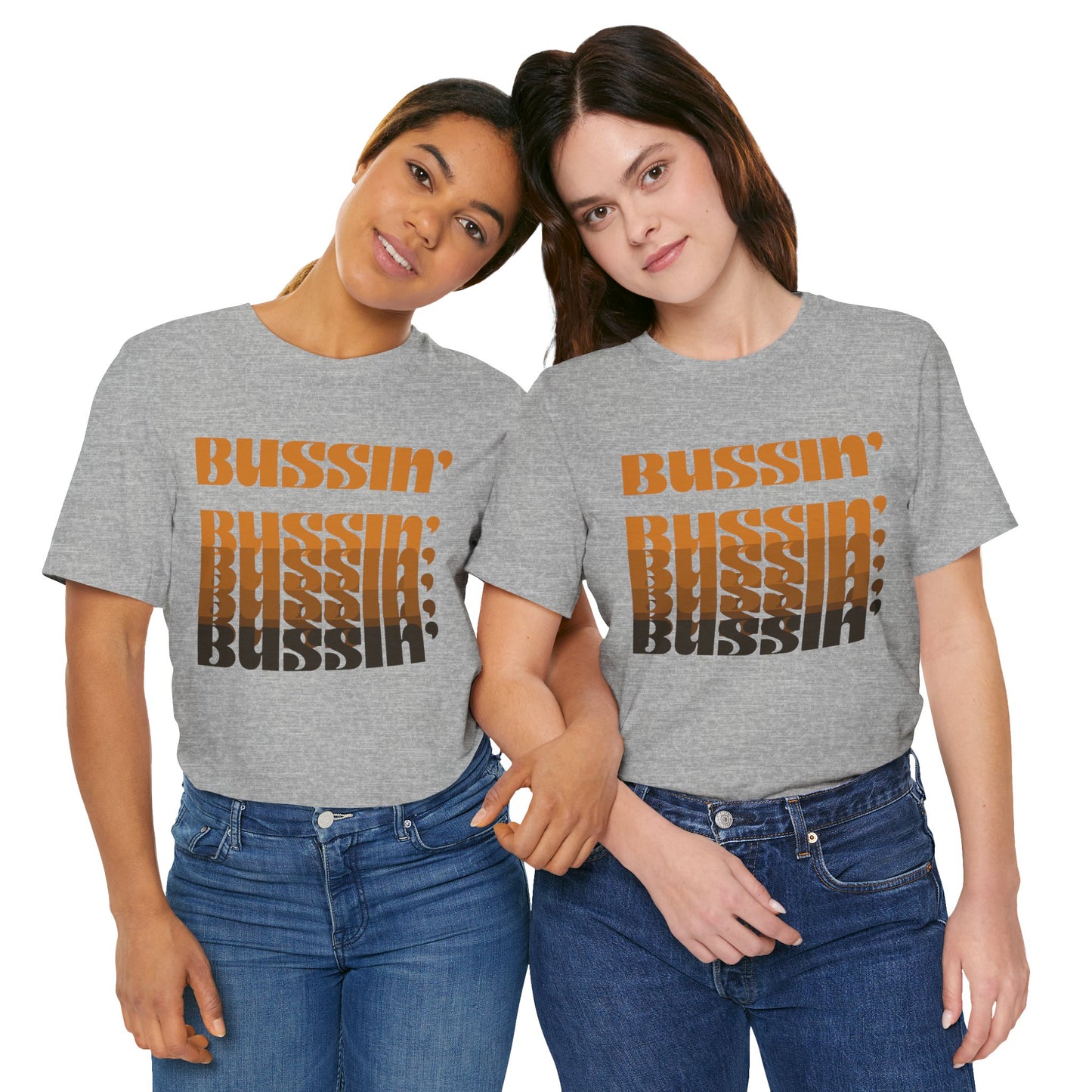 Trendy Unisex Tee with 'Bussin'' Design - Perfect for Casual Outings and Events