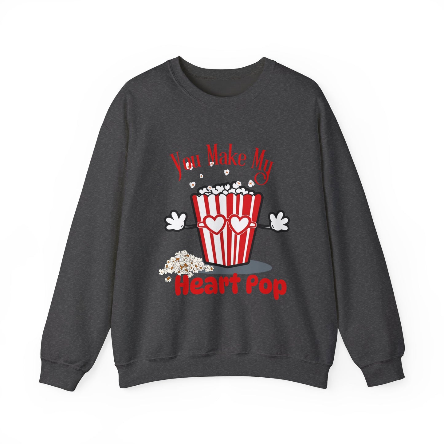 You Make My Heart POP Unisex Heavy Blend™ Crewneck Sweatshirt