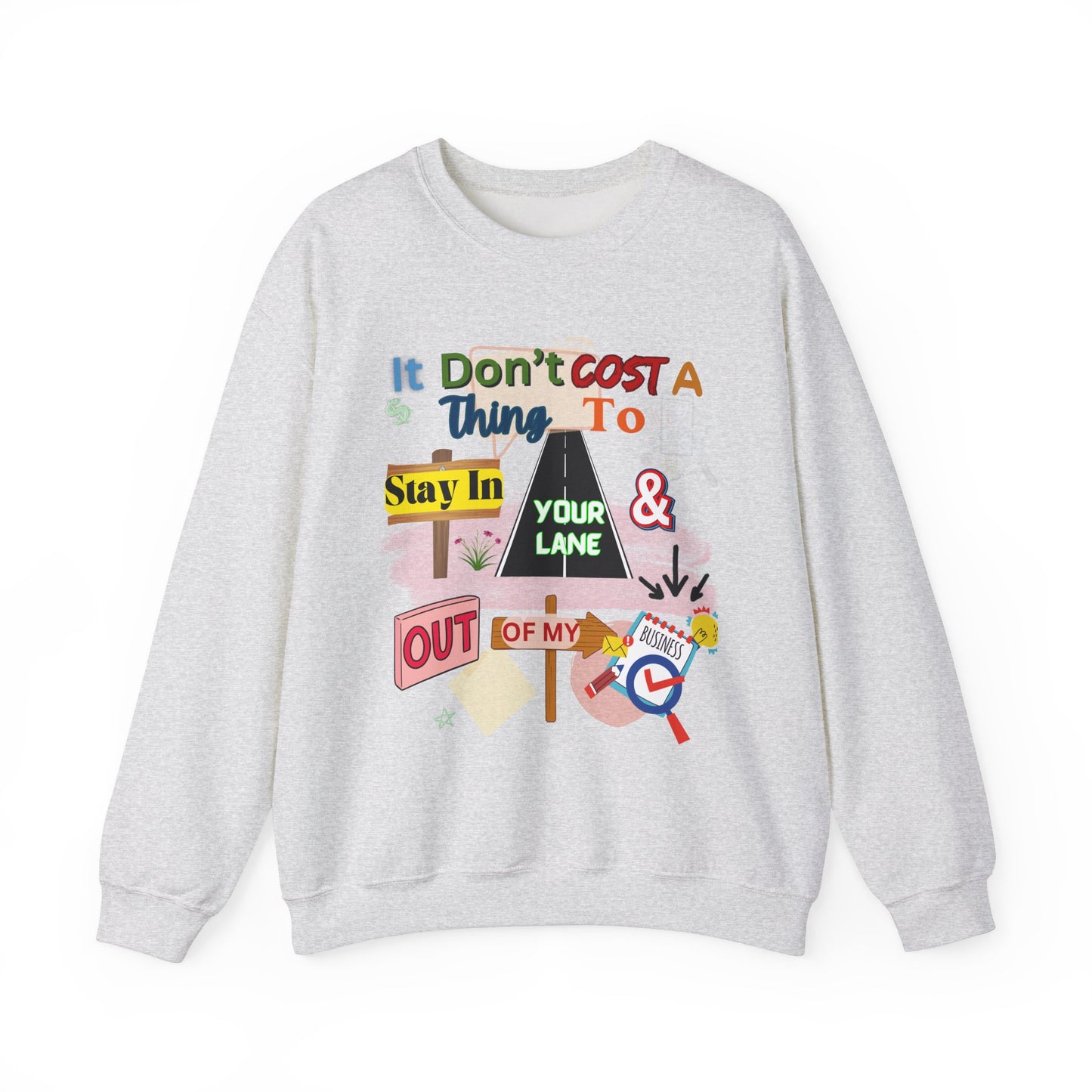 It doesn't Cost a Thing Unisex Heavy Blend™ Crewneck Sweatshirt – Cozy, Durable & Stylish Apparel for All Genders