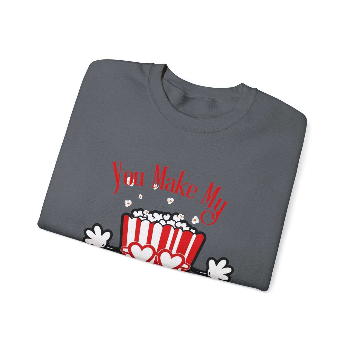 You Make My Heart POP Unisex Heavy Blend™ Crewneck Sweatshirt