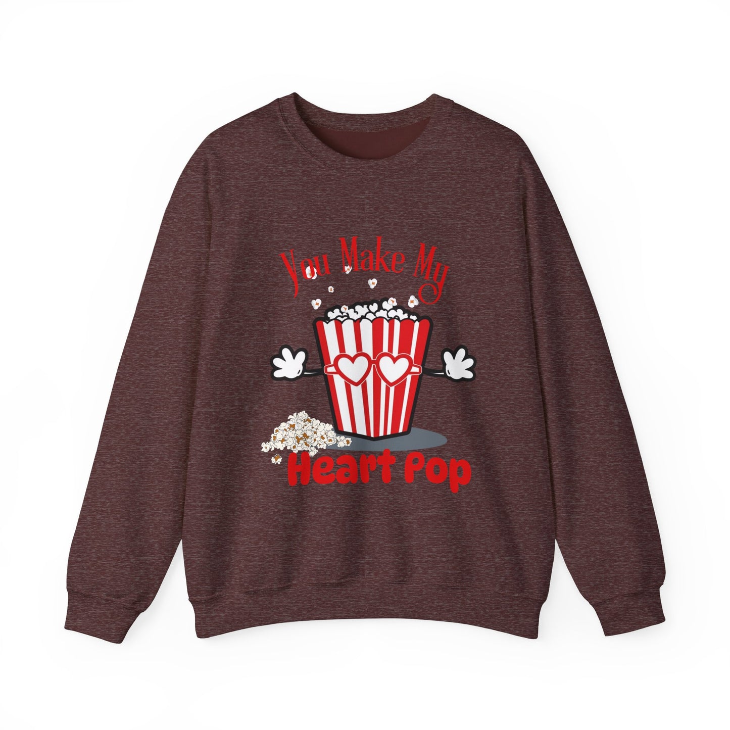You Make My Heart POP Unisex Heavy Blend™ Crewneck Sweatshirt