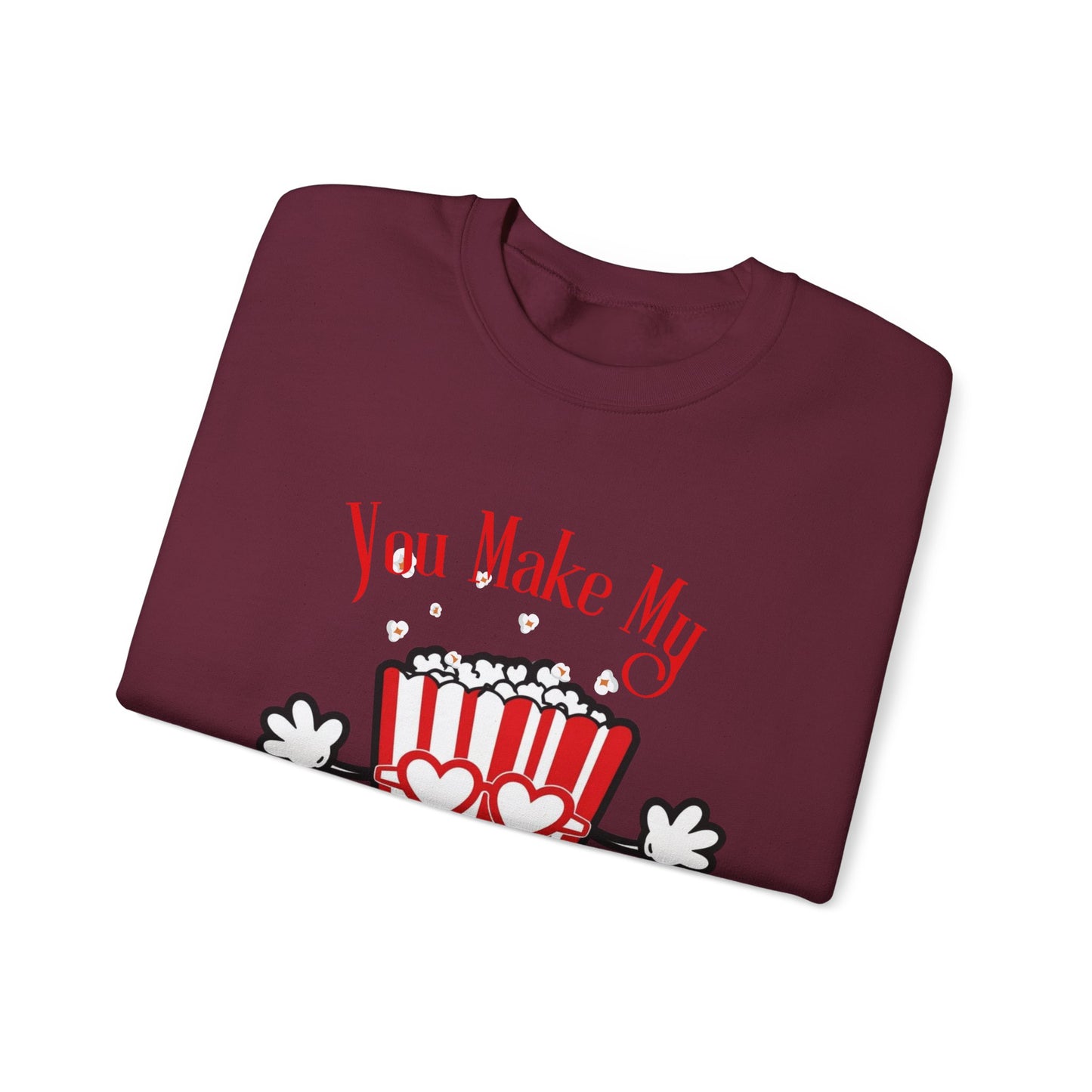 You Make My Heart POP Unisex Heavy Blend™ Crewneck Sweatshirt
