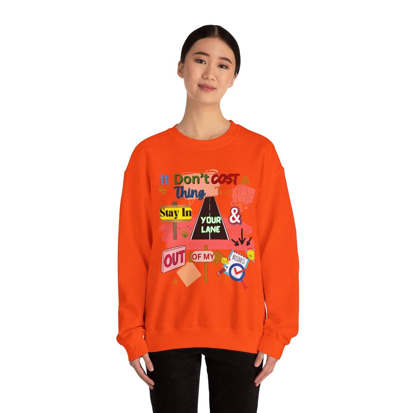It doesn't Cost a Thing Unisex Heavy Blend™ Crewneck Sweatshirt – Cozy, Durable & Stylish Apparel for All Genders