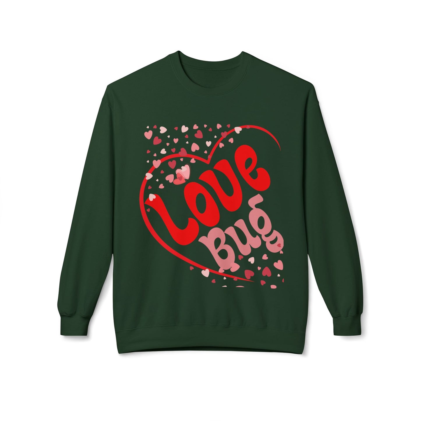 Love Bug Unisex Midweight Softstyle Fleece Crewneck Sweatshirt