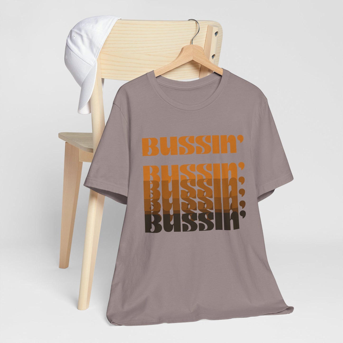 Trendy Unisex Tee with 'Bussin'' Design - Perfect for Casual Outings and Events