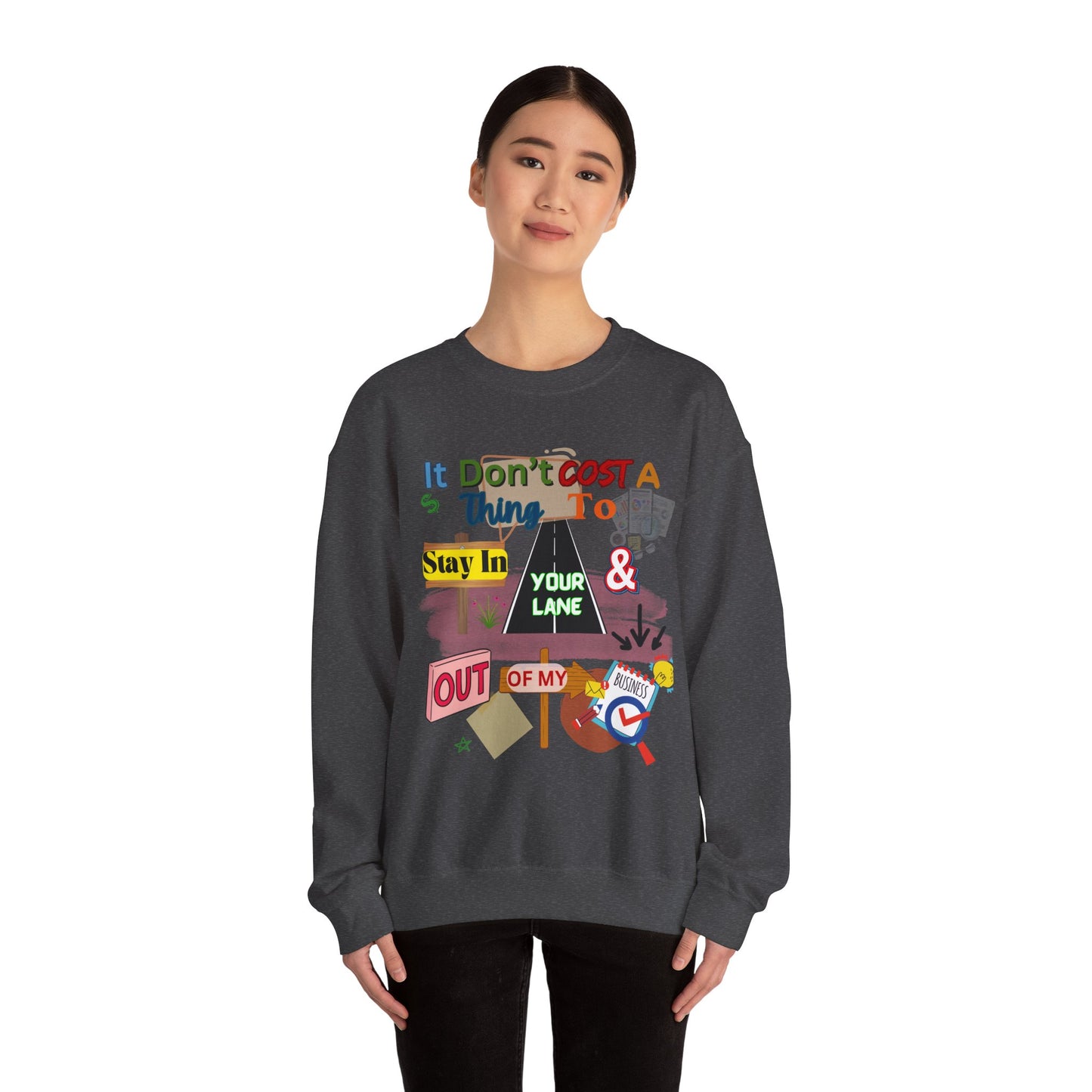 It doesn't Cost a Thing Unisex Heavy Blend™ Crewneck Sweatshirt – Cozy, Durable & Stylish Apparel for All Genders