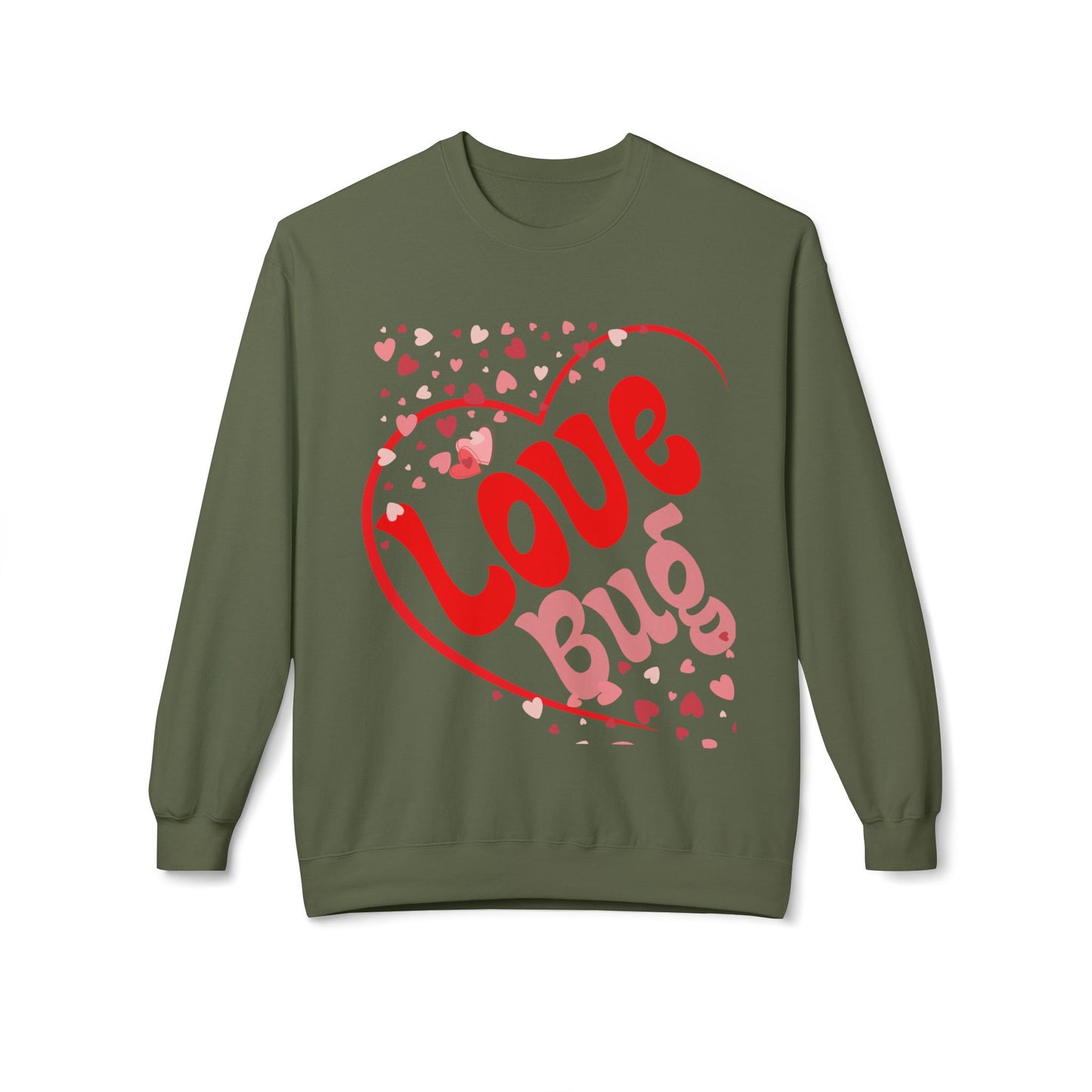 Love Bug Unisex Midweight Softstyle Fleece Crewneck Sweatshirt