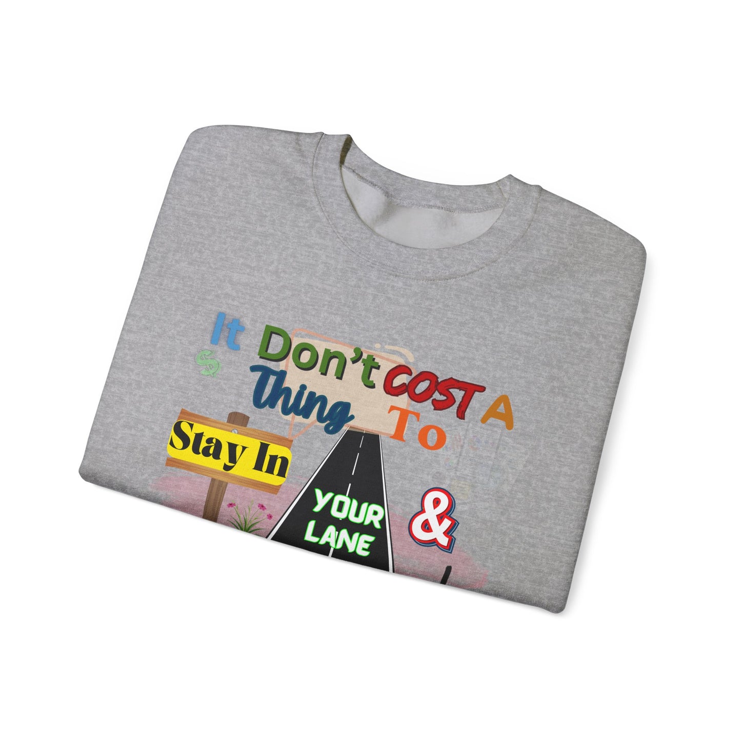 It doesn't Cost a Thing Unisex Heavy Blend™ Crewneck Sweatshirt – Cozy, Durable & Stylish Apparel for All Genders