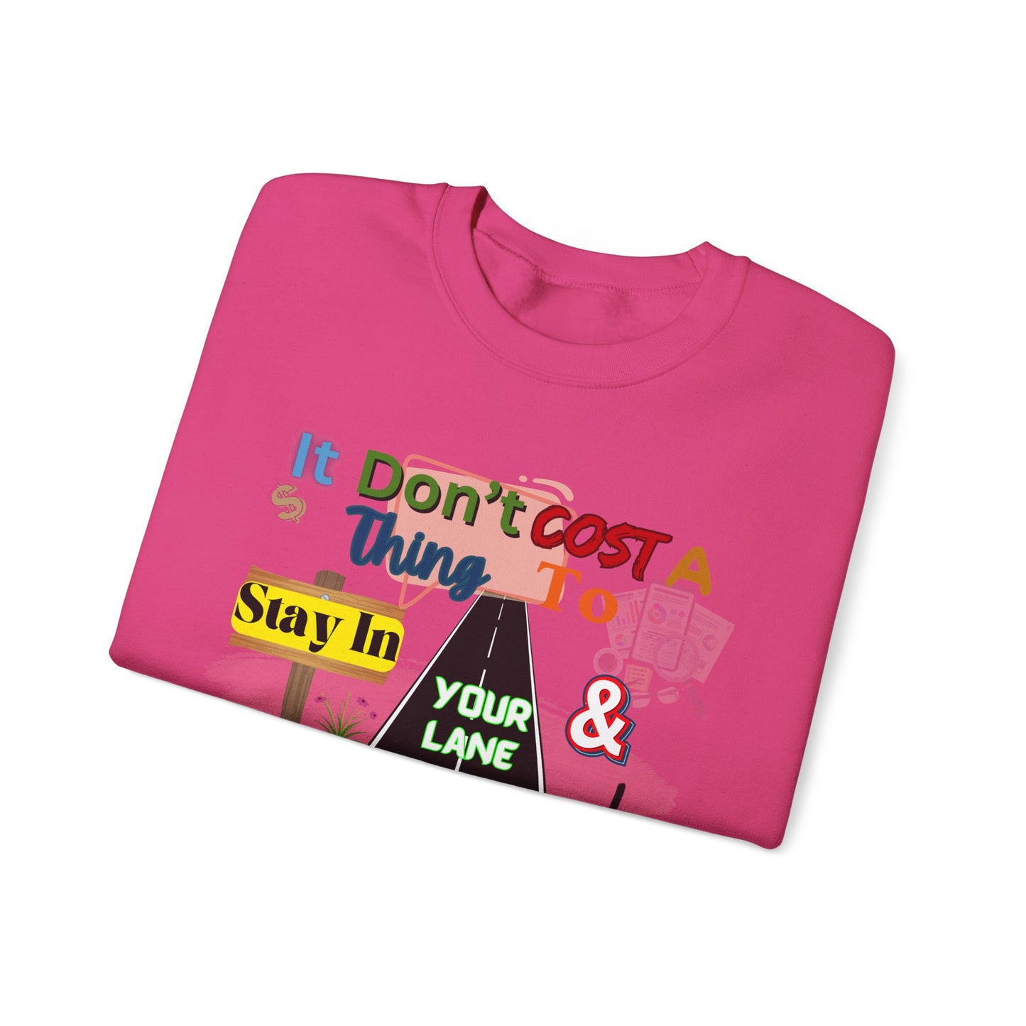 It doesn't Cost a Thing Unisex Heavy Blend™ Crewneck Sweatshirt – Cozy, Durable & Stylish Apparel for All Genders