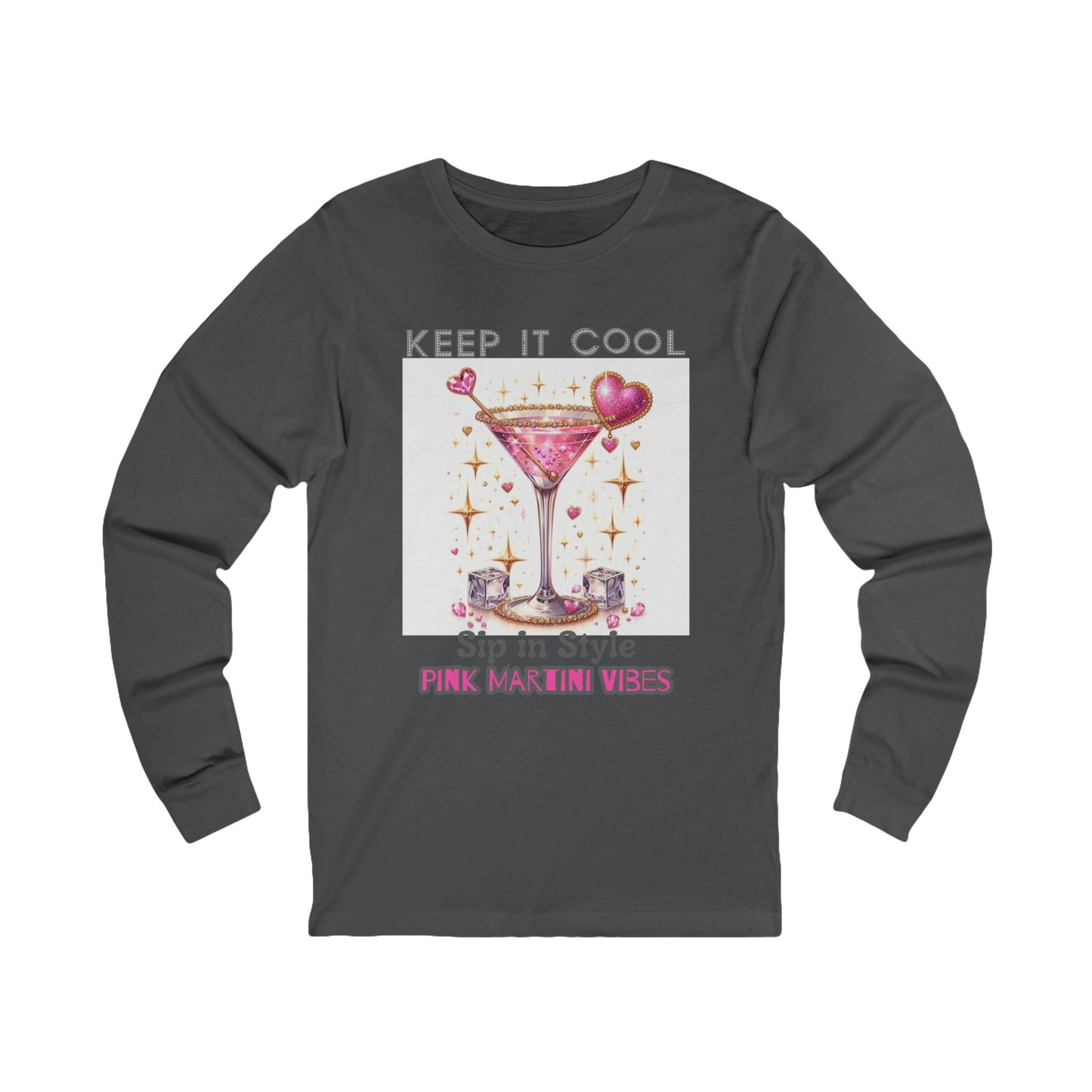 Pink Martini Unisex Jersey Long Sleeve Tee