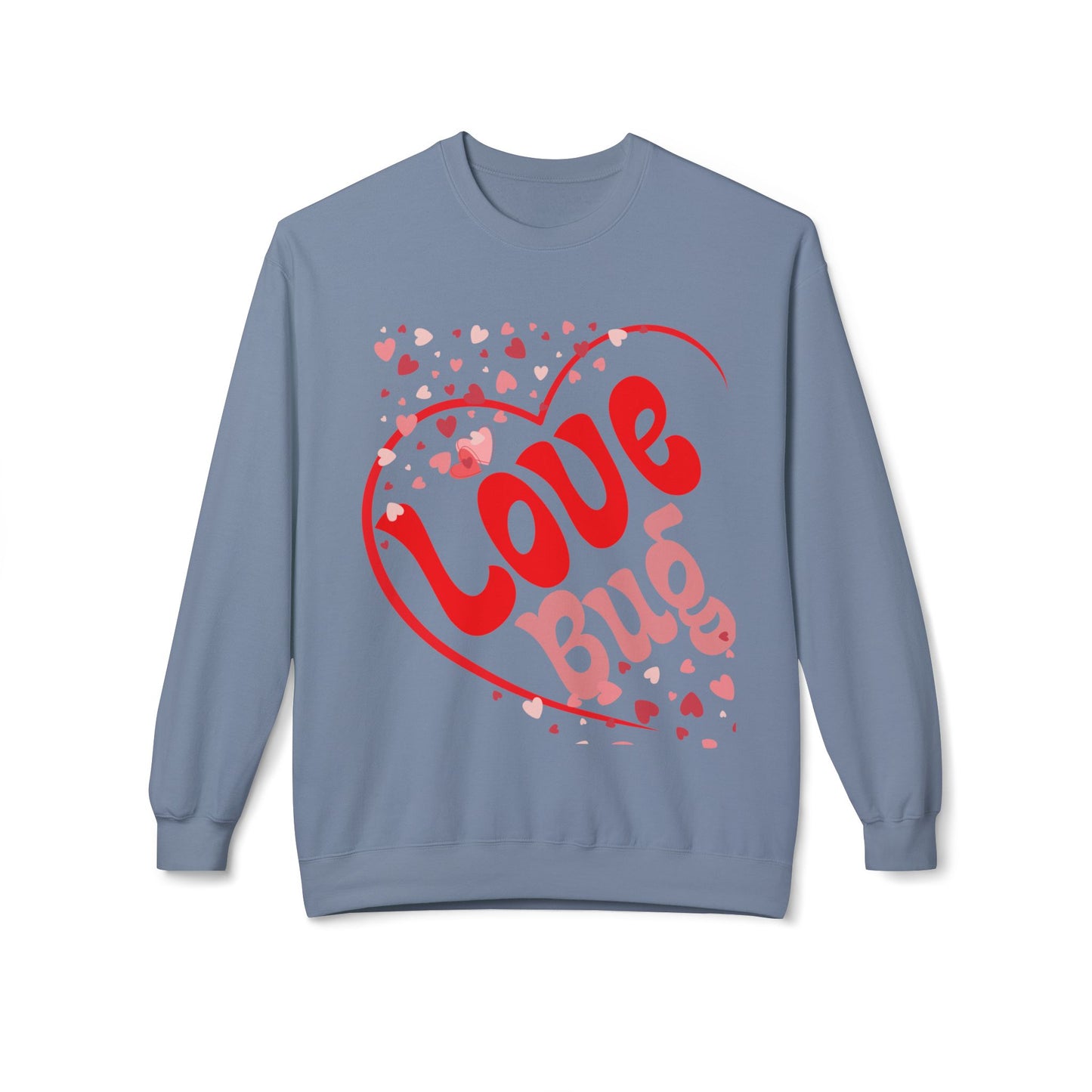 Love Bug Unisex Midweight Softstyle Fleece Crewneck Sweatshirt