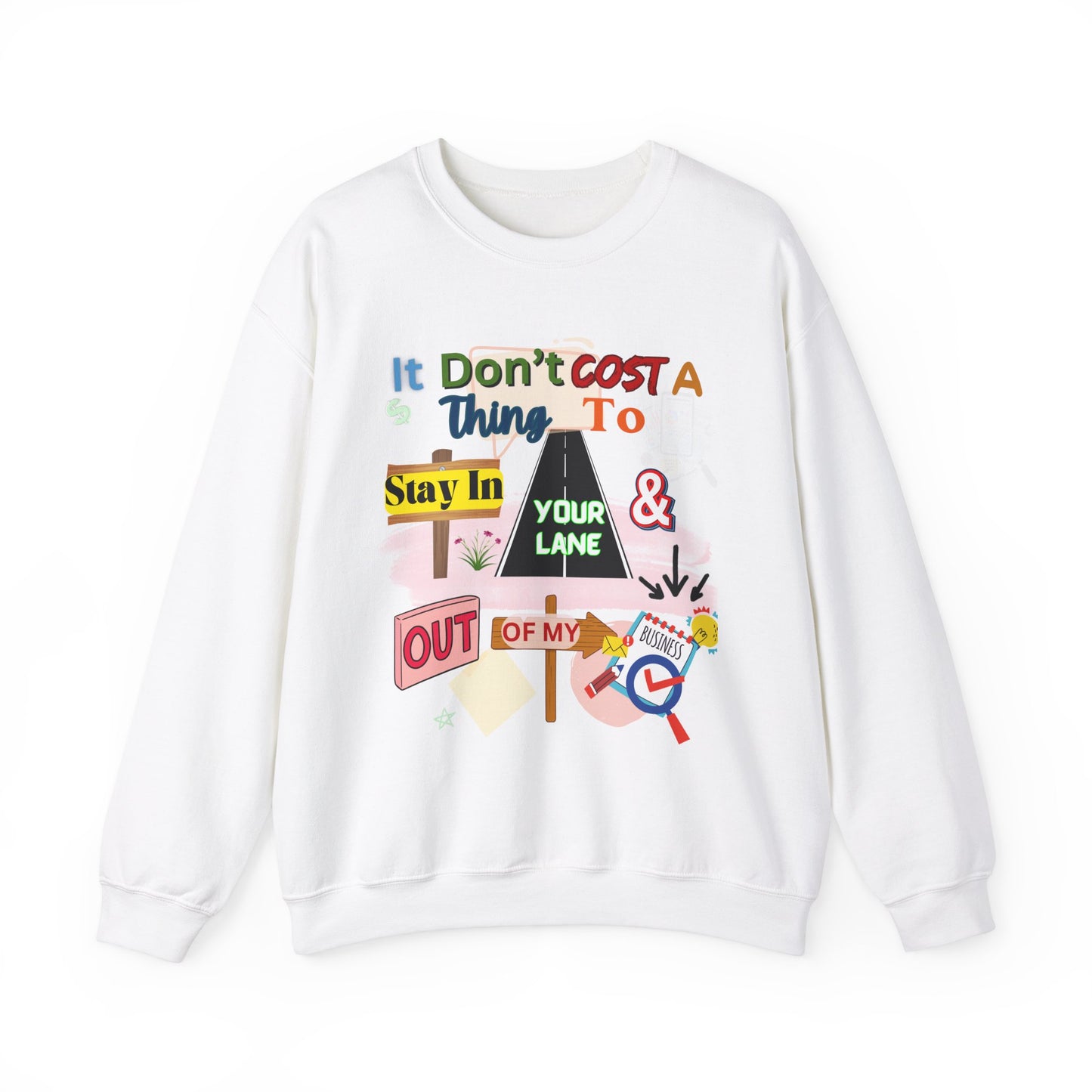 It doesn't Cost a Thing Unisex Heavy Blend™ Crewneck Sweatshirt – Cozy, Durable & Stylish Apparel for All Genders