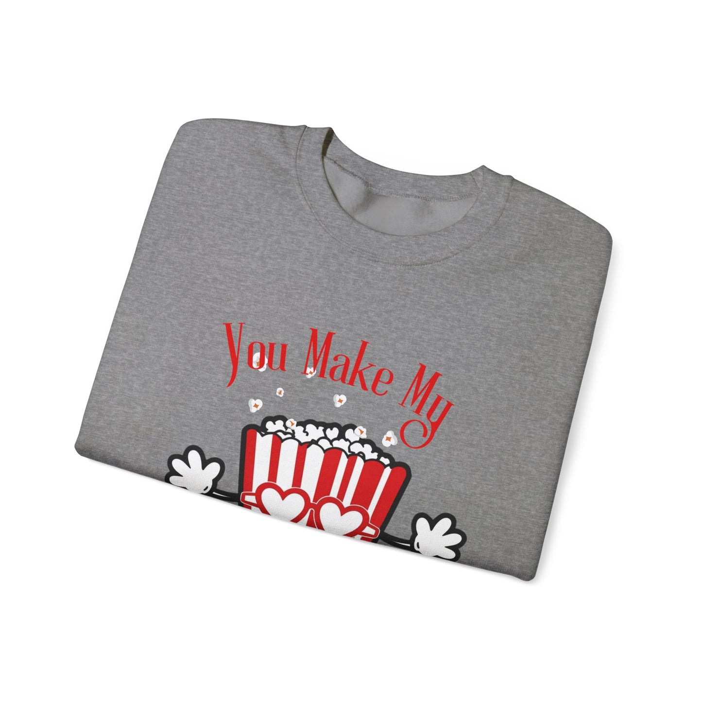 You Make My Heart POP Unisex Heavy Blend™ Crewneck Sweatshirt