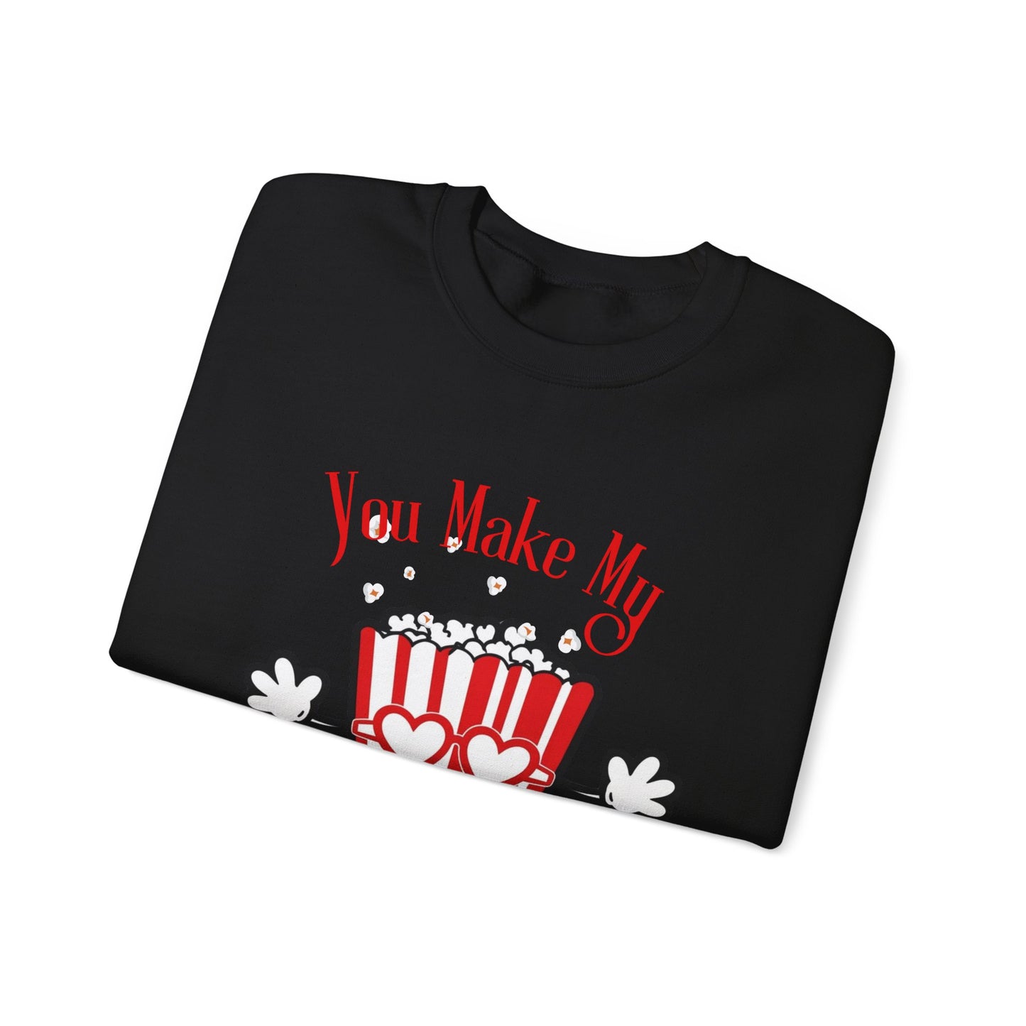 You Make My Heart POP Unisex Heavy Blend™ Crewneck Sweatshirt
