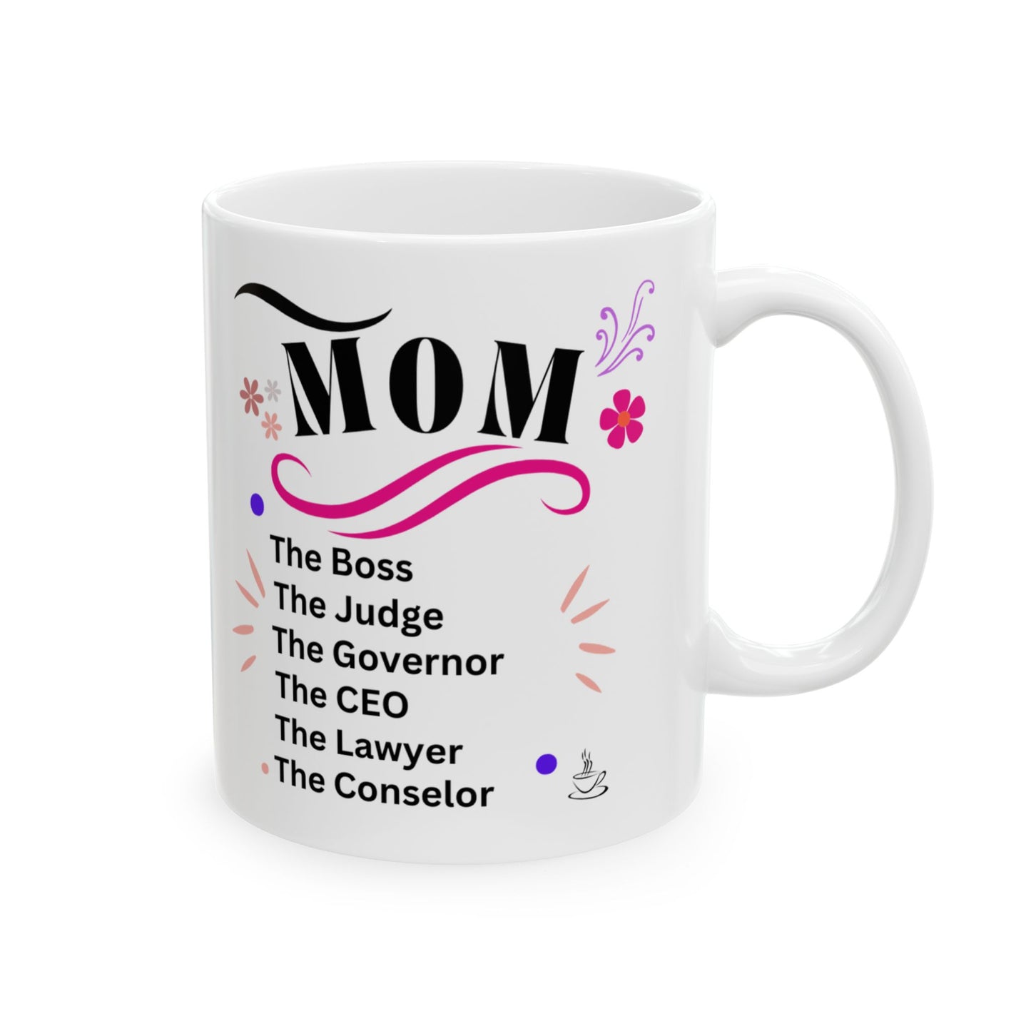 Mom Ceramic Mug, (11oz, 15oz)