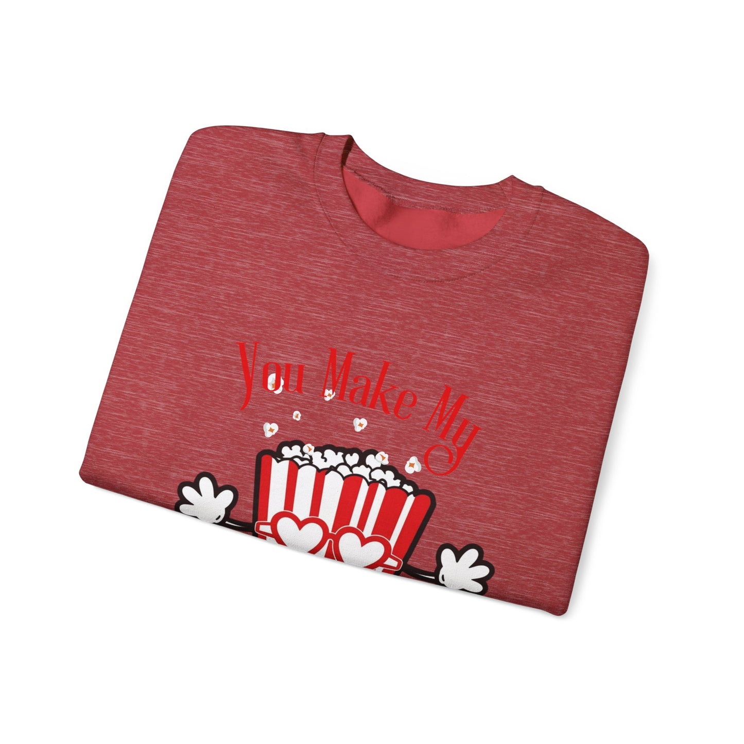 You Make My Heart POP Unisex Heavy Blend™ Crewneck Sweatshirt