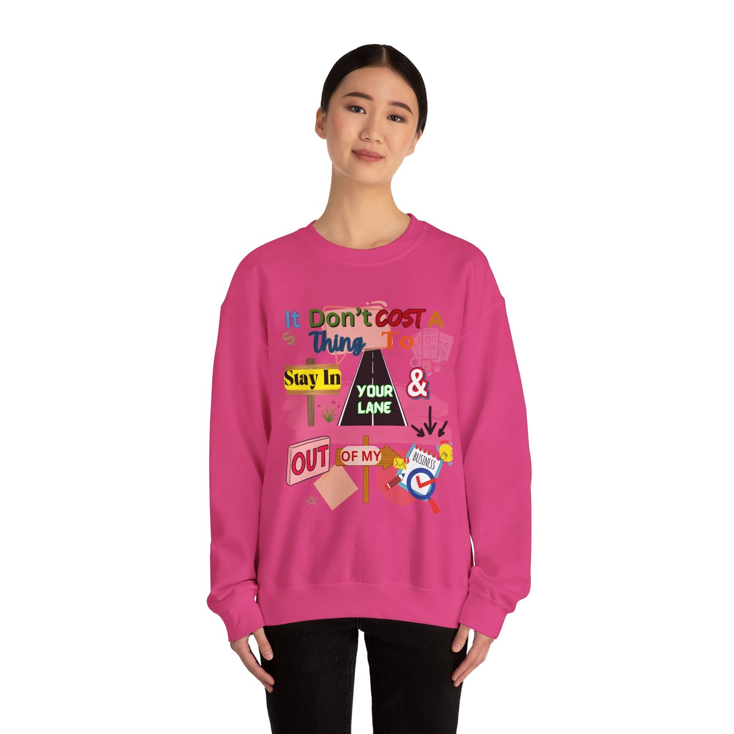 It doesn't Cost a Thing Unisex Heavy Blend™ Crewneck Sweatshirt – Cozy, Durable & Stylish Apparel for All Genders