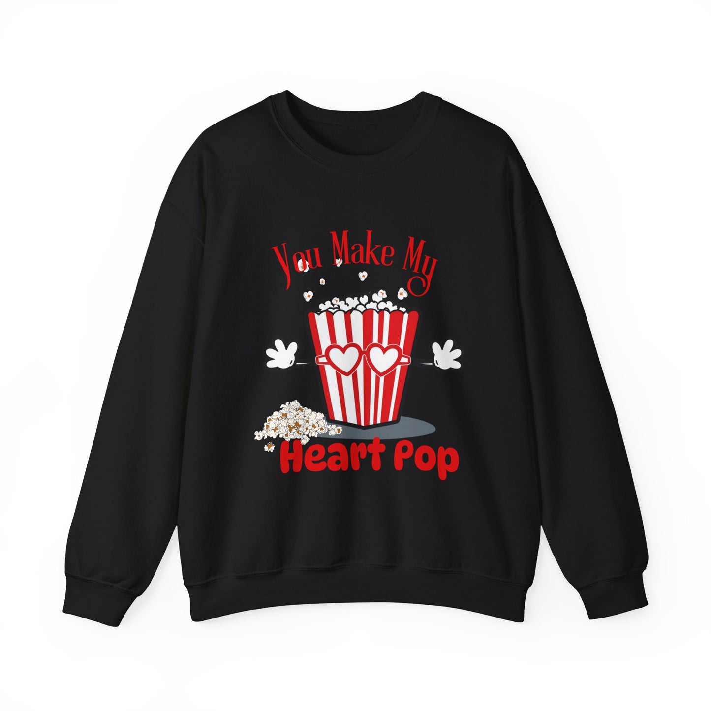You Make My Heart POP Unisex Heavy Blend™ Crewneck Sweatshirt