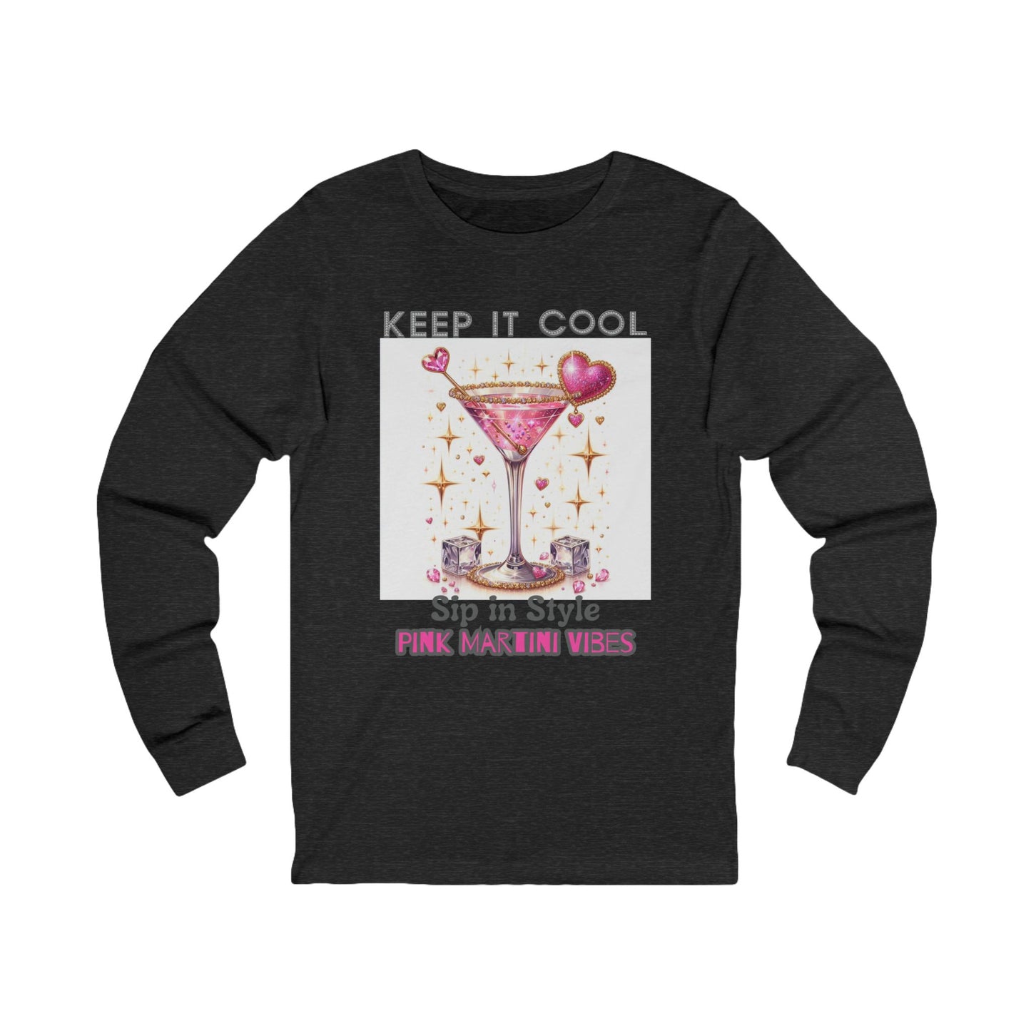 Pink Martini Unisex Jersey Long Sleeve Tee