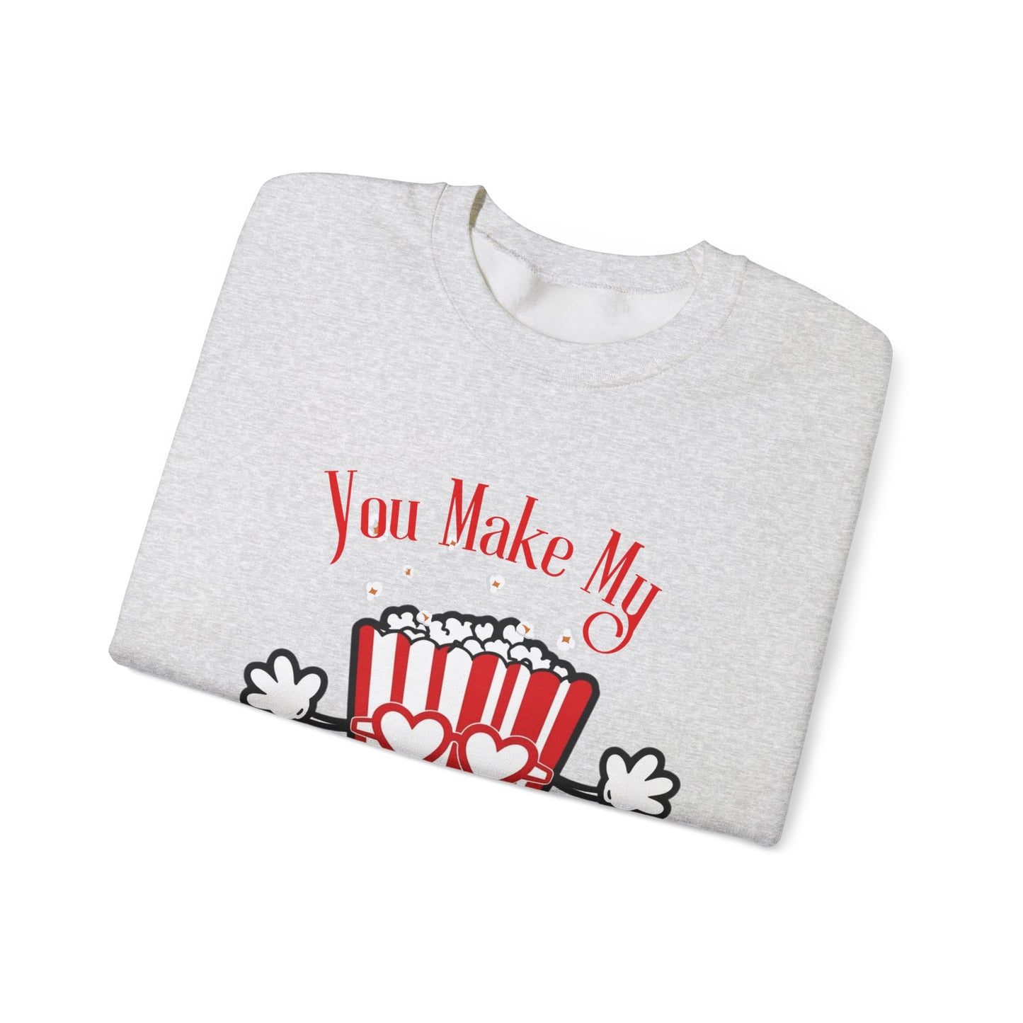 You Make My Heart POP Unisex Heavy Blend™ Crewneck Sweatshirt