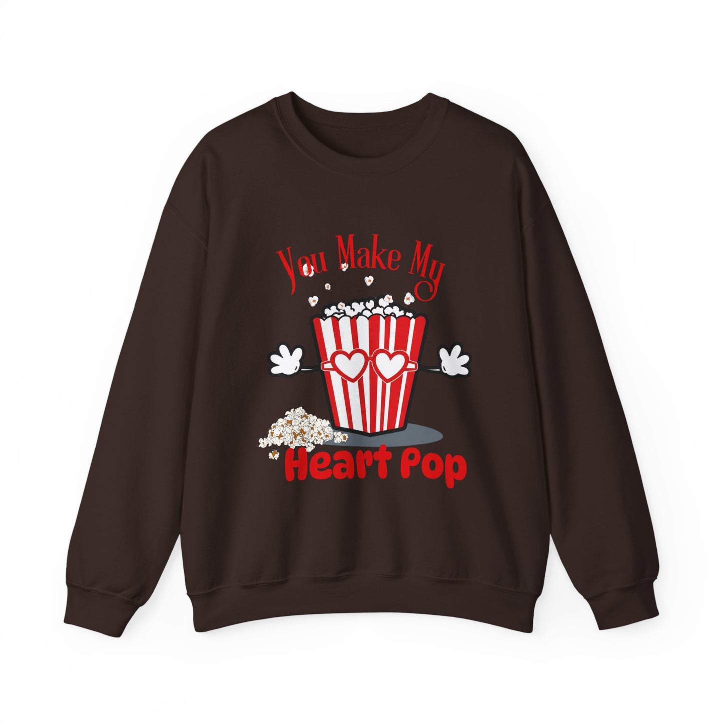 You Make My Heart POP Unisex Heavy Blend™ Crewneck Sweatshirt